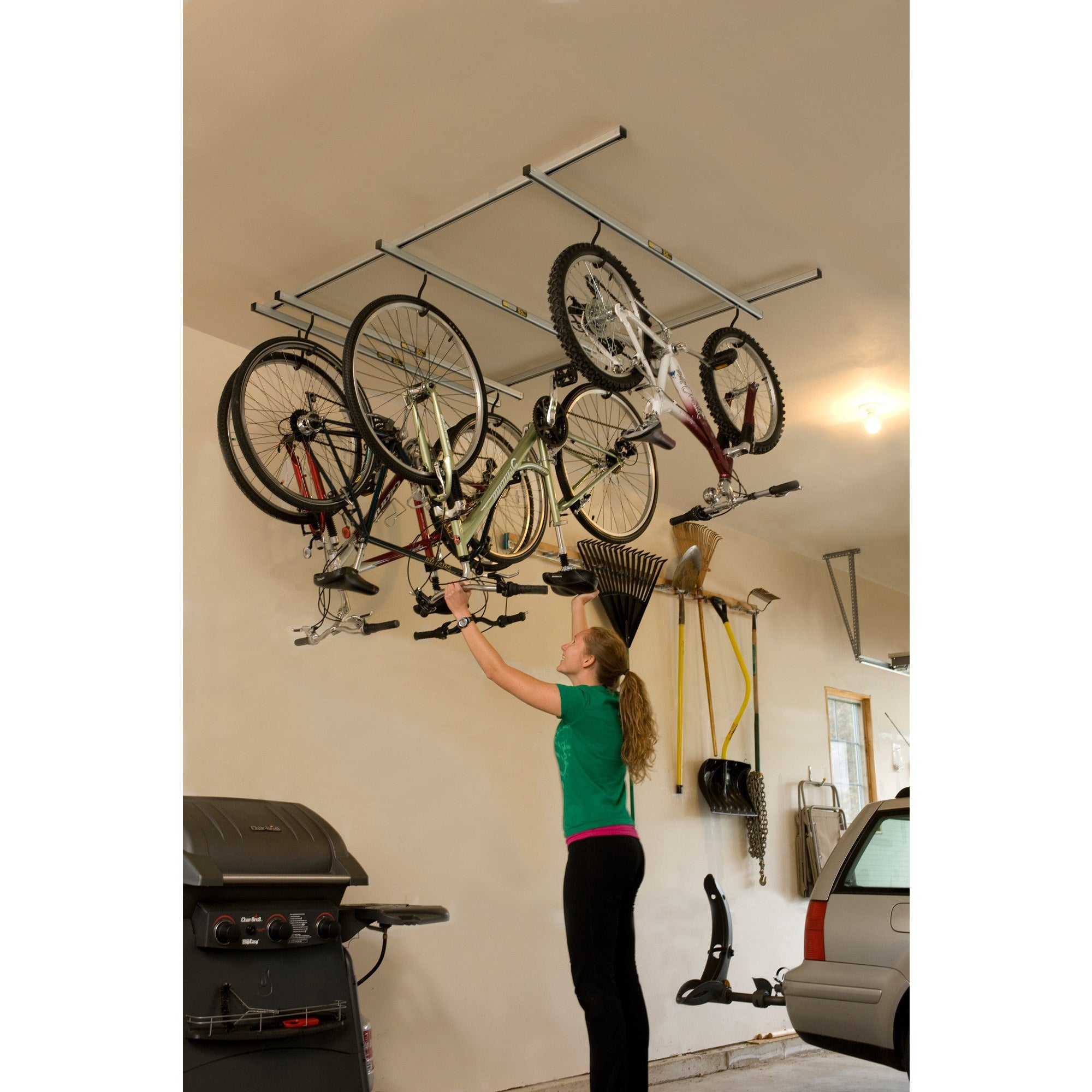 Cycle Glide Storage System - Bike Storage Rack for Garage & Home Organization - Perfect for Cycling Enthusiasts & Small Space Storage Solutions