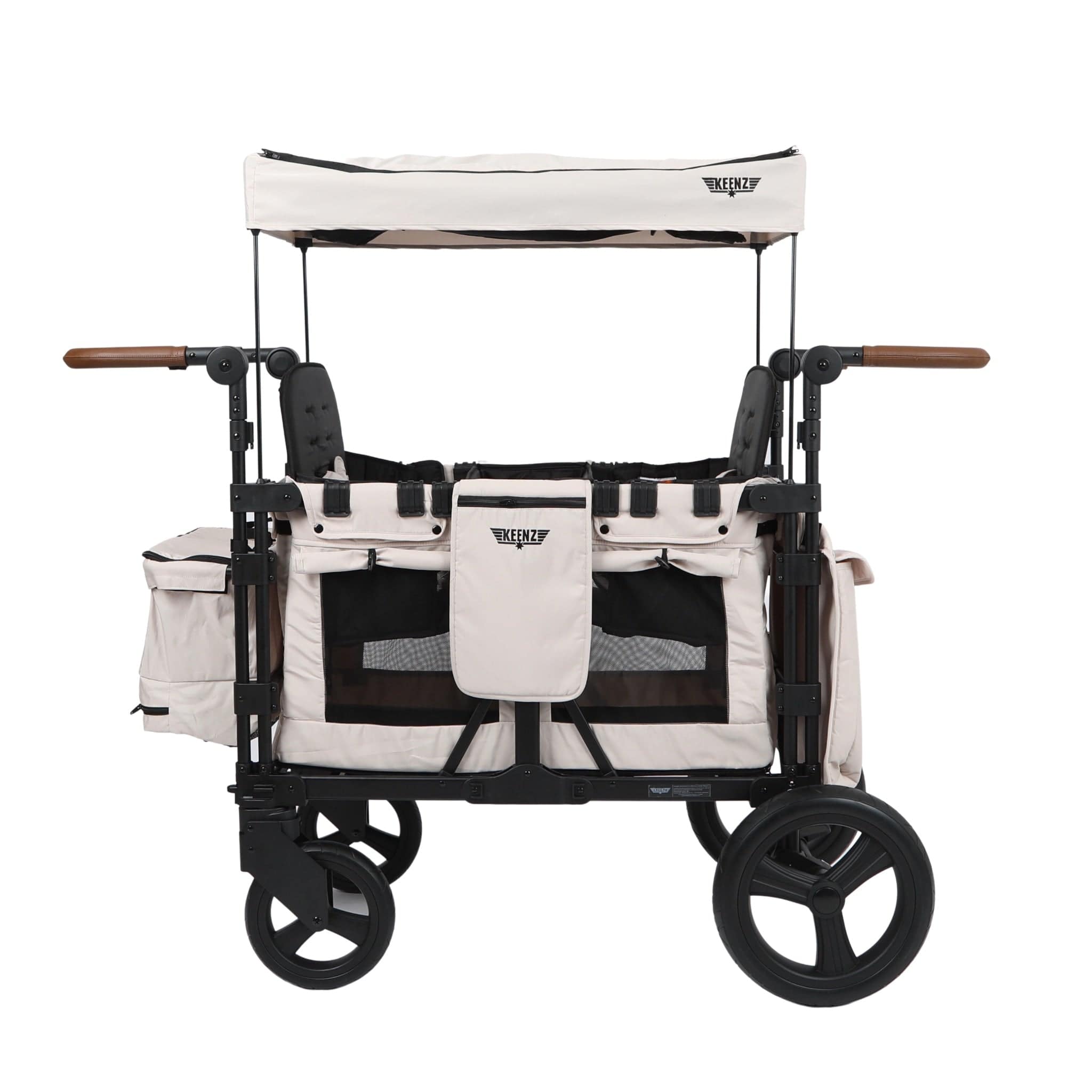Keenz XC 2.0 2 Passenger Stroller Wagon - Lightweight Foldable All-Terrain Wagon for Kids & Toddlers - Perfect for Beach, Park, Camping & Outdoor Adventures