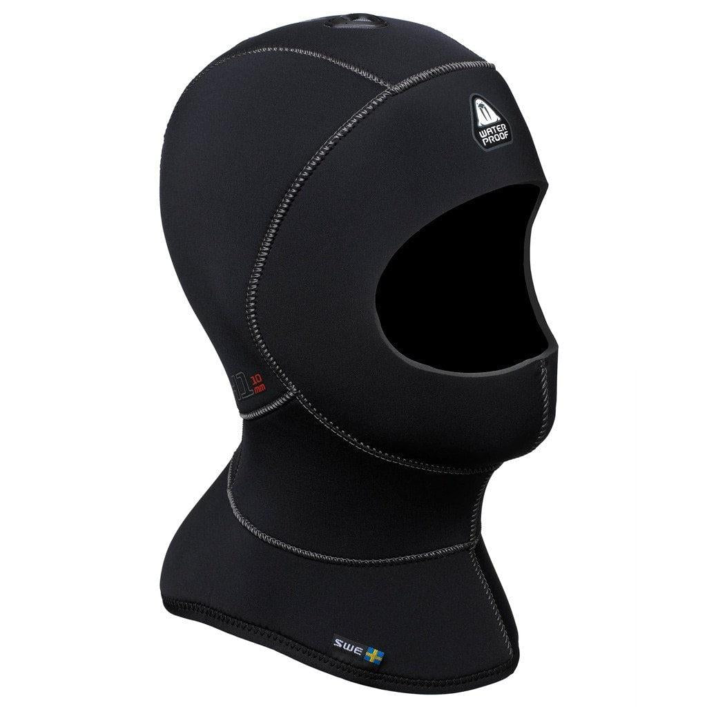 5/10mm Waterproof H1 Polar Evoluted Bibbed Vented Dive Hood - Warm Scuba Diving Snorkeling Spearfishing Hood for Cold Water