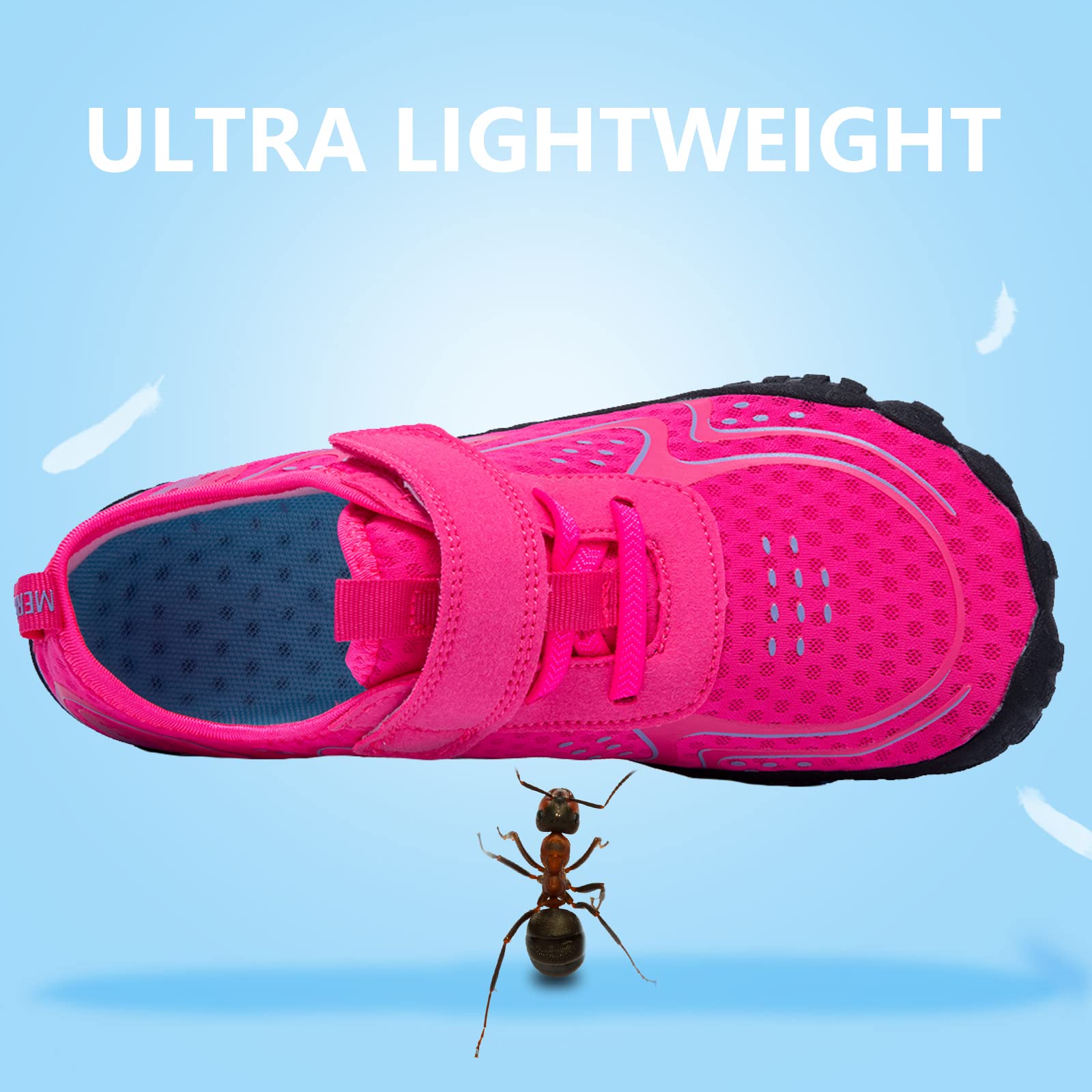 **Kids Water Shoes - Lightweight Comfortable Sole for Easy Walking, Athletic Slip-On Aqua Socks (Toddler/Little Kid/Big Kid) - Perfect for Beach, Pool, and Outdoor Activities**