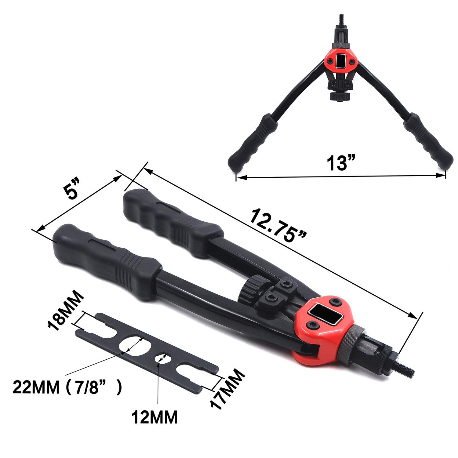 Professional Rivet Gun Tool Kit - 330mm (13