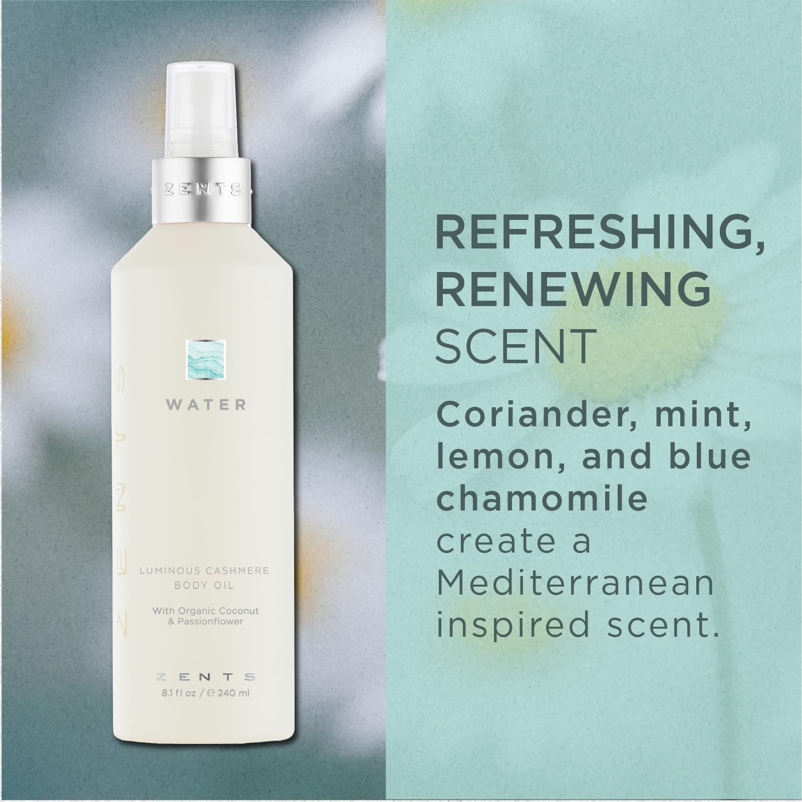 **ZENTS Probiotic Anti-Aging Body Lotion & Cashmere Oil Set – Organic Coconut Oil for Soft, Hydrated Skin – Deep Moisturizing & Healing for Dry Skin – Perfect for Daily Skincare & Spa Relaxation**