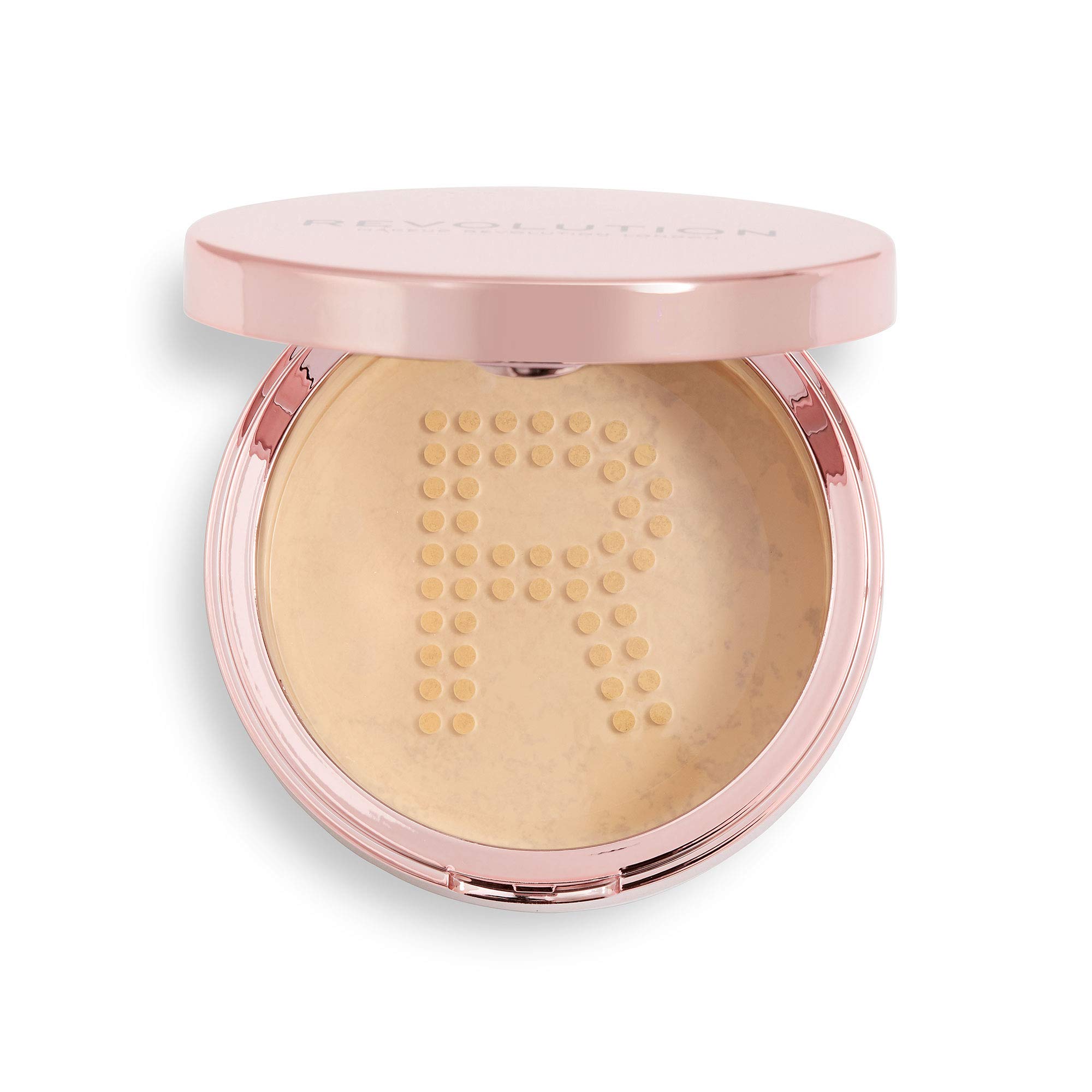 Revolution Beauty London Conceal & Fix Setting Powder - Medium Yellow | Oil Control, Long-Lasting Makeup Finish | Perfect for Daily Wear & Special Occasions