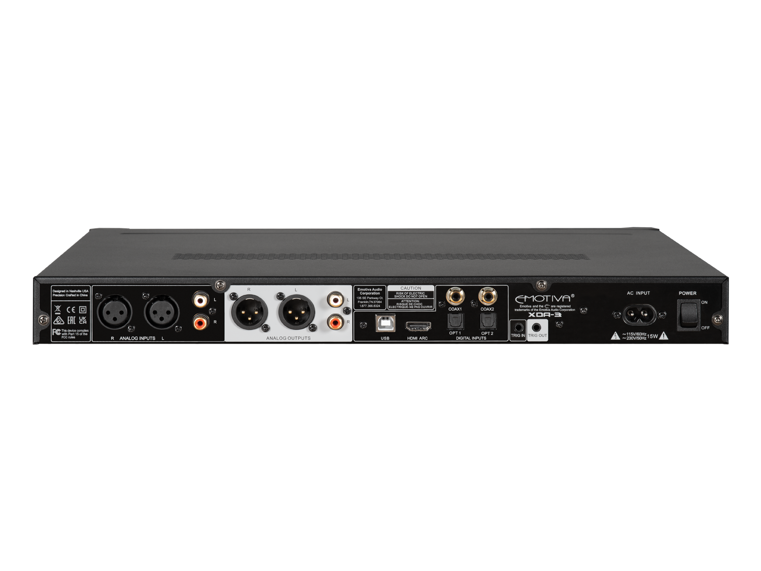 XDA 3 High-End Differential Reference DAC & Preamp for Audiophiles - Perfect for Home Audio Systems, Studio Recording, and Hi-Fi Music Playback