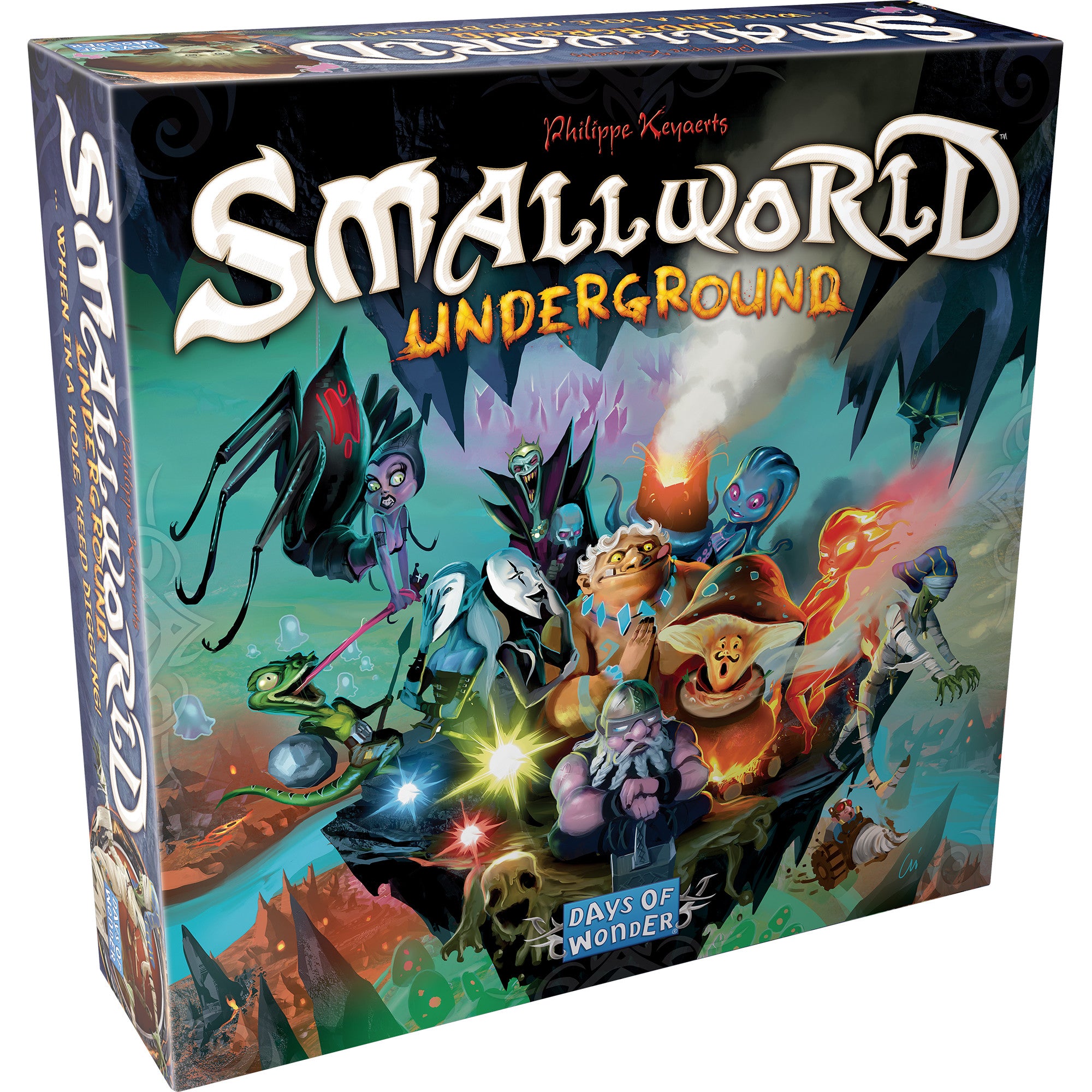 Small World: Underground Board Game - Fantasy Strategy Game for Family & Friends - Perfect for Game Nights & Social Gatherings