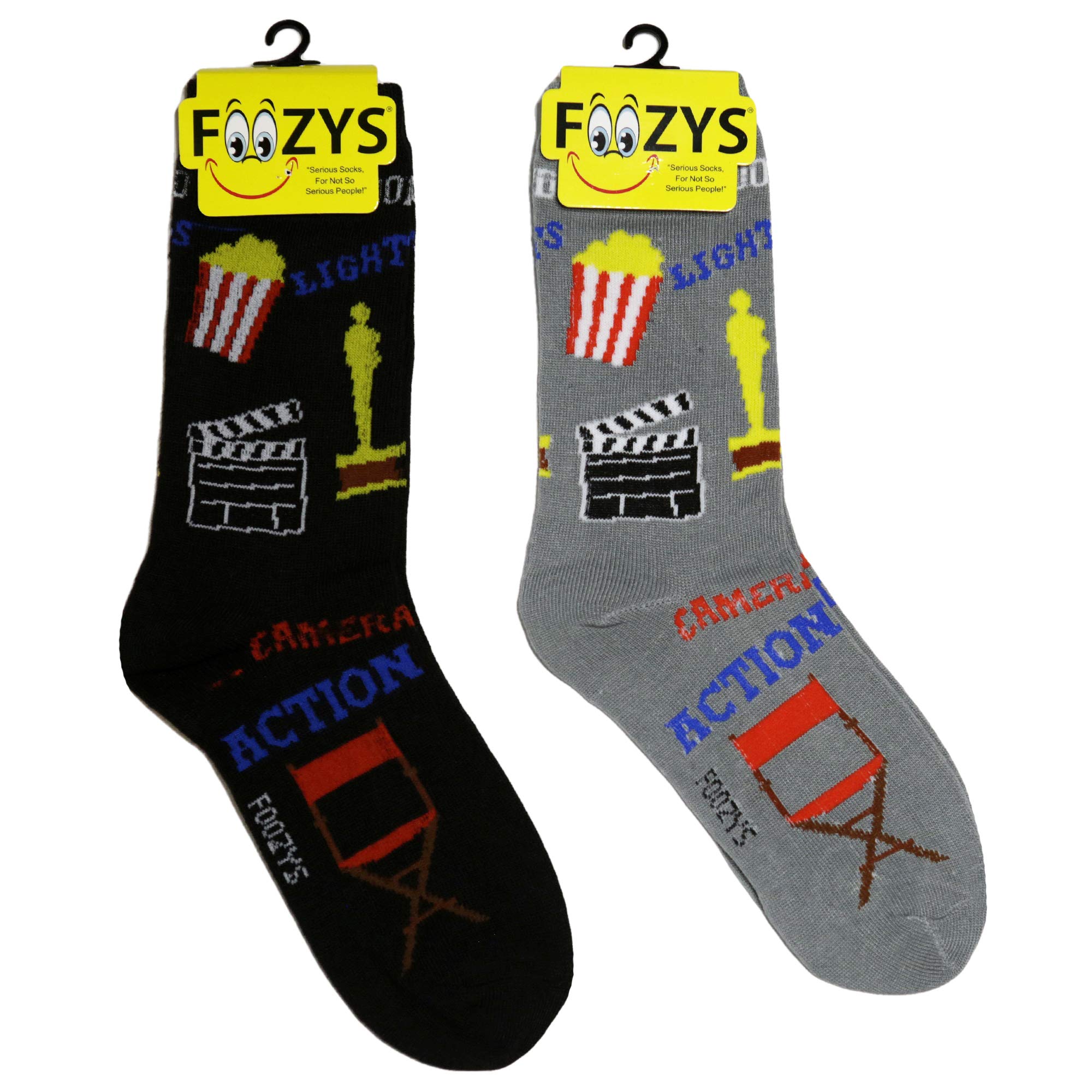 Foozys Women's Crew Socks - Fun & Stylish Novelty Socks Pack of 2 Pairs - Perfect for Casual Wear, Gifts, and Everyday Fashion