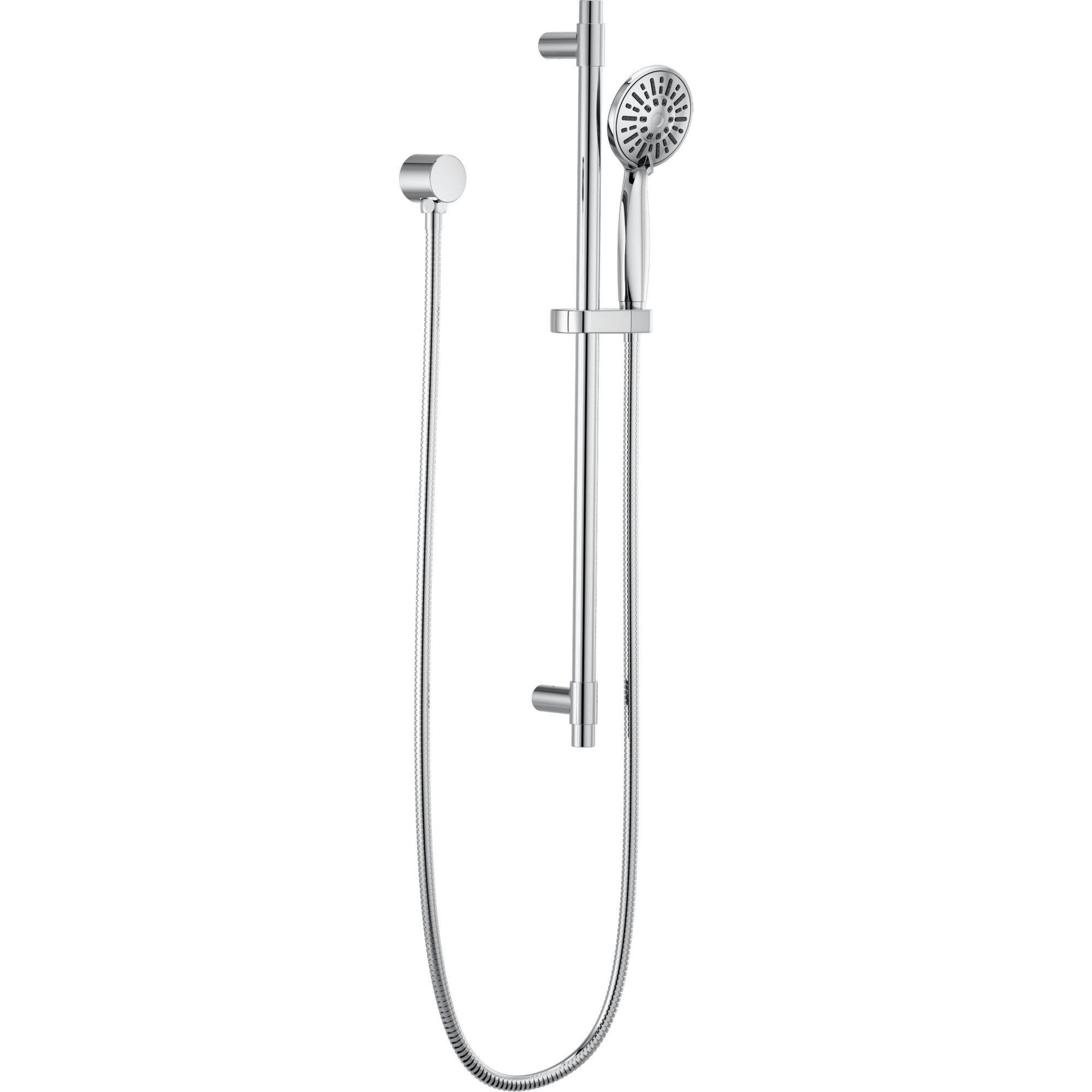 Delta 4-Setting Hand Shower with Slide Bar in Chrome - Perfect for Bathroom Upgrades & Spa-Like Shower Experience (Model 51361)