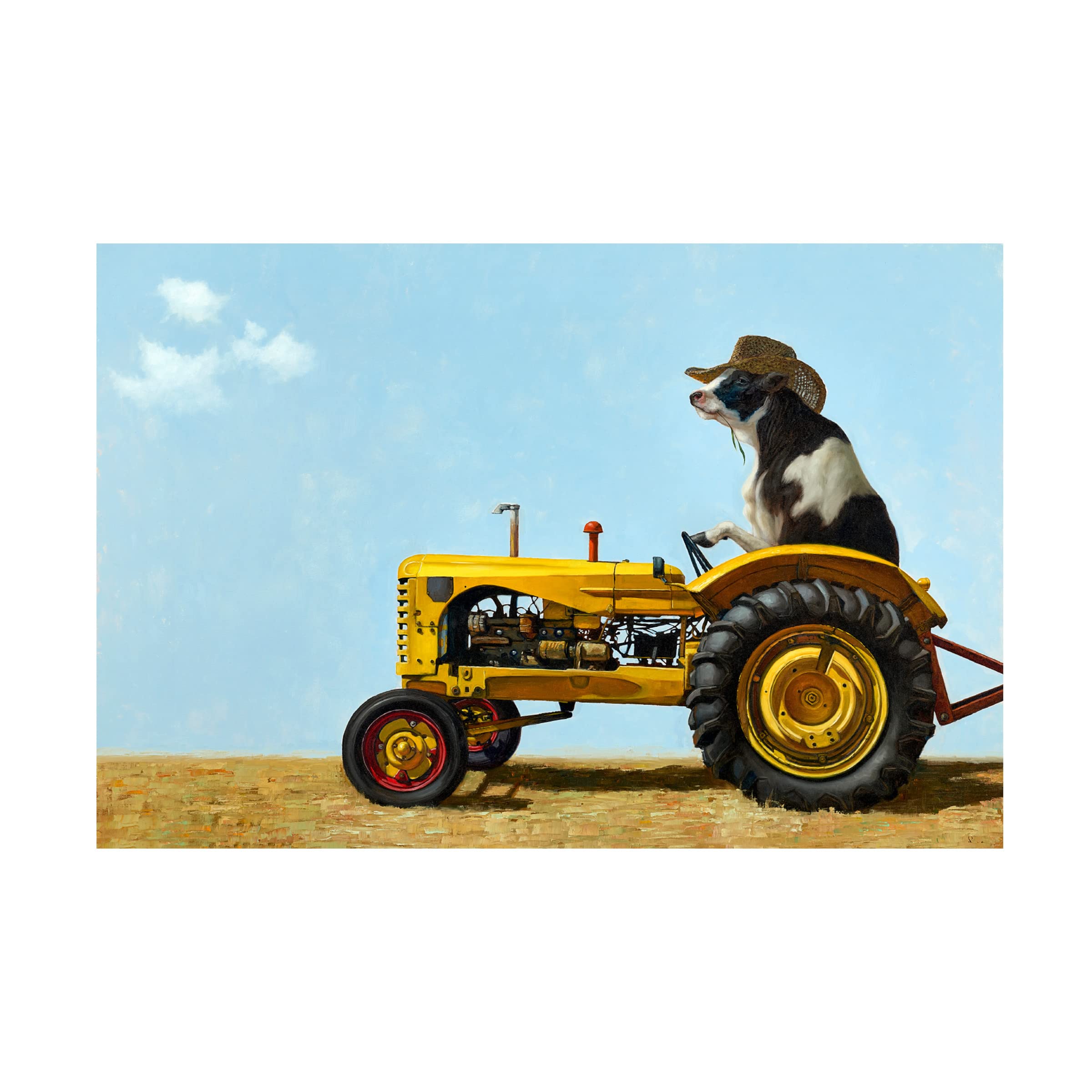 Lucia Heffernan 'Uncommon Cowboy' Western Canvas Art Print - Premium Trademark Fine Art Wall Decor for Living Room, Office & Western Theme Spaces