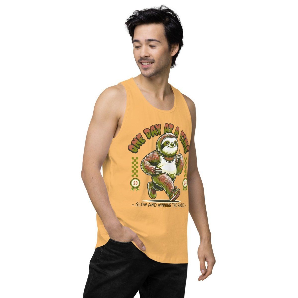 Premium Men's Tank Top - Breathable & Comfortable for Gym, Running & Casual Wear | Slow and Winning Collection