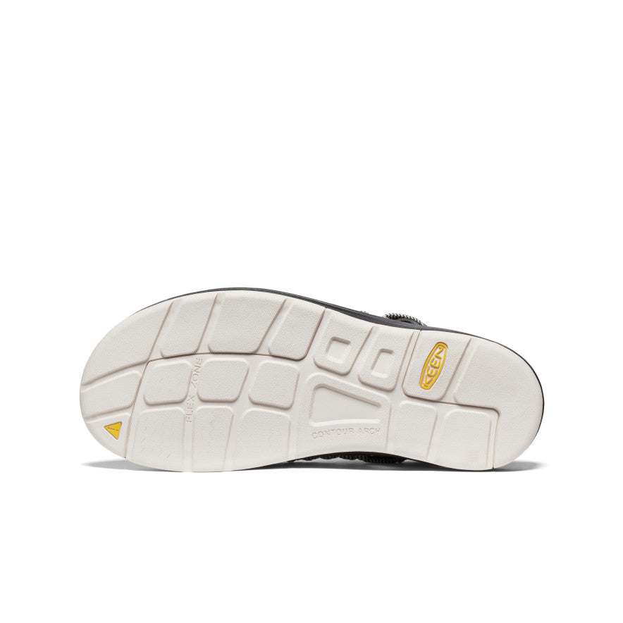 UNEEK Men's Flat Cord Sneakers - Black/Birch | Lightweight & Comfortable for Walking, Running & Casual Wear