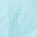 Sky Blue Gingham Scalloped Top & Pants Set for Women - Cute Summer Outfit for Beach, Picnic & Casual Wear