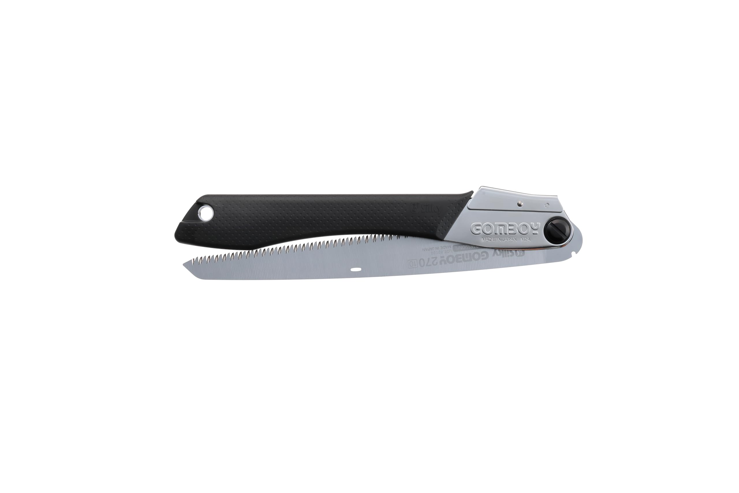 Silky GomBoy Professional Folding Saw 270mm with Medium Teeth (121-27) - Perfect for Woodworking, Camping, and Outdoor DIY Projects
