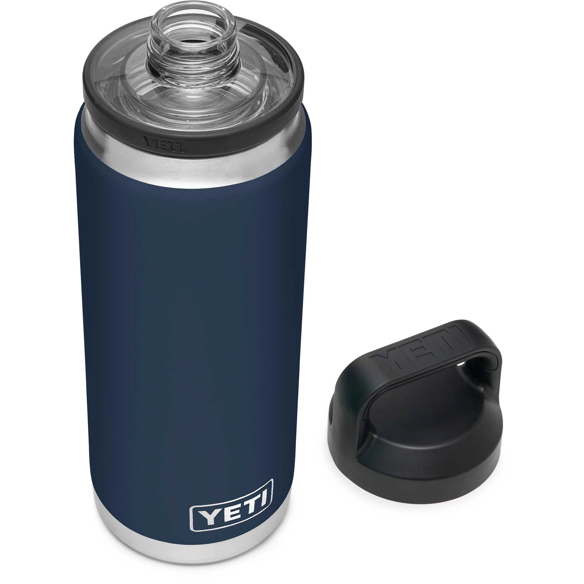 26 oz Rambler Vacuum Insulated Stainless Steel Water Bottle with Straw - Navy Blue - Keeps Drinks Cold for 24 Hours | Perfect for Hiking, Gym & Outdoor Activities