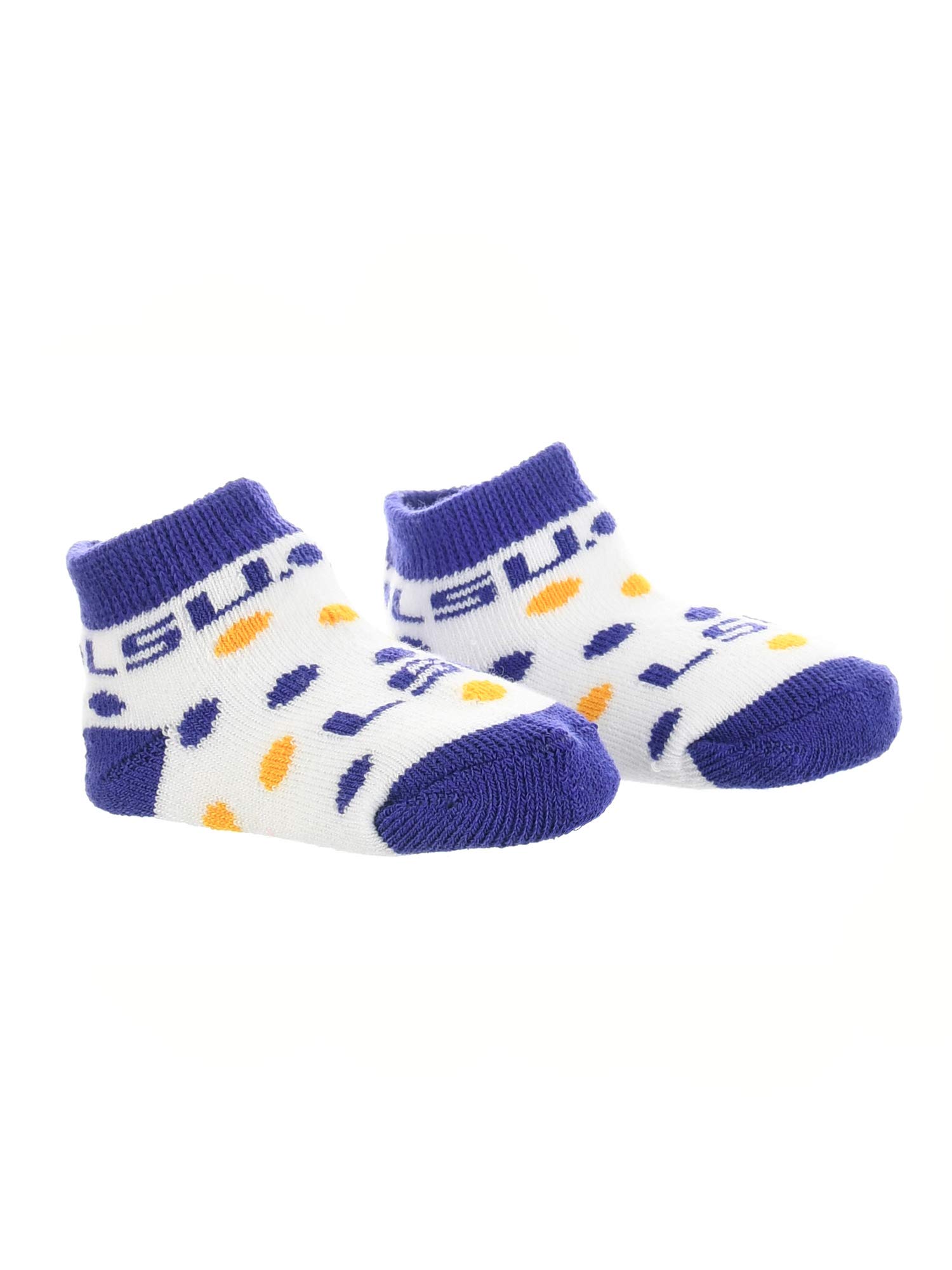 LSU Tigers Baby Socks - Low Cut Cotton Toddler Socks for Boys & Girls - Perfect for Game Day, School & Everyday Wear