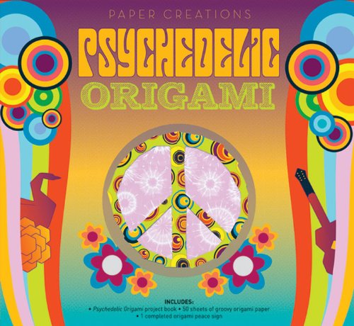 Psychedelic Origami Kit - Easy DIY Paper Craft for Beginners | Fun Creative Activity for Kids & Adults | Perfect for Home Decor, Gifts & Party Favors