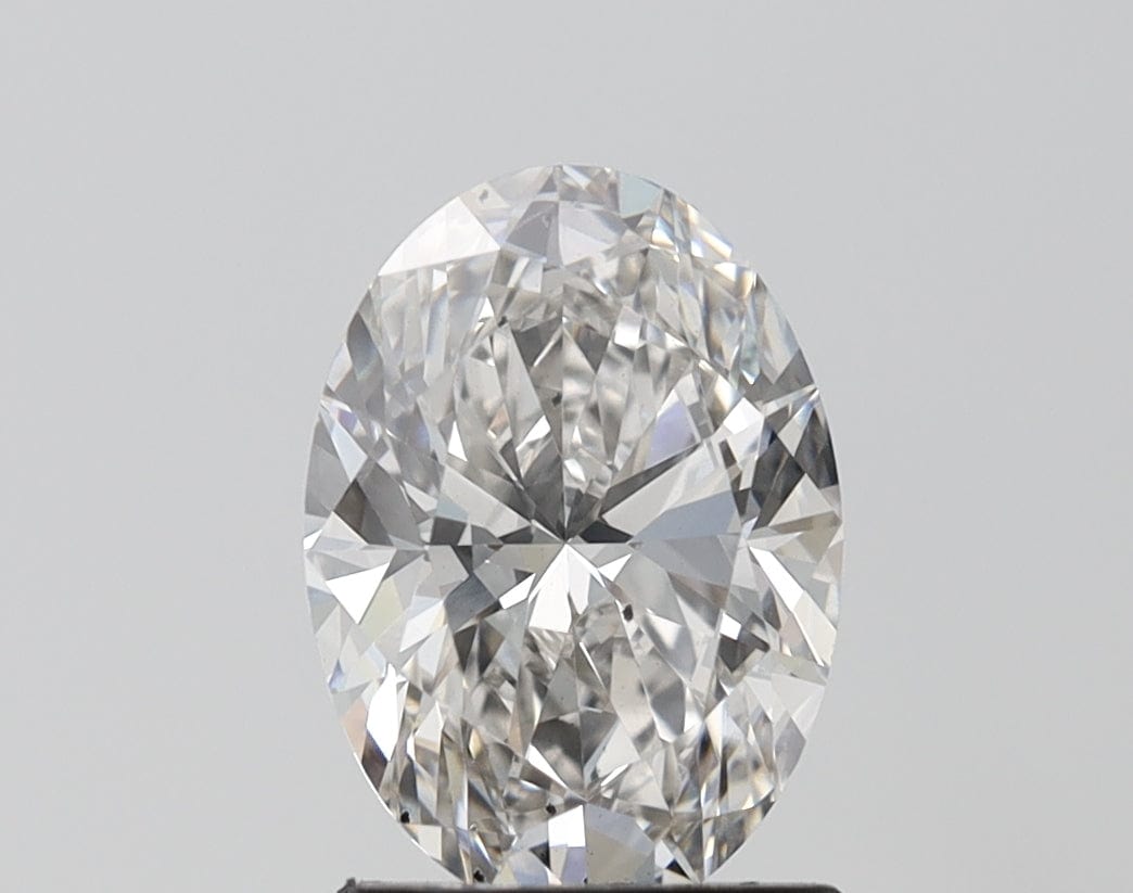 2 Carat G VS2 Oval Cut Lab Grown Diamond - Premium Engagement Ring Stone for Wedding & Anniversary Gifts