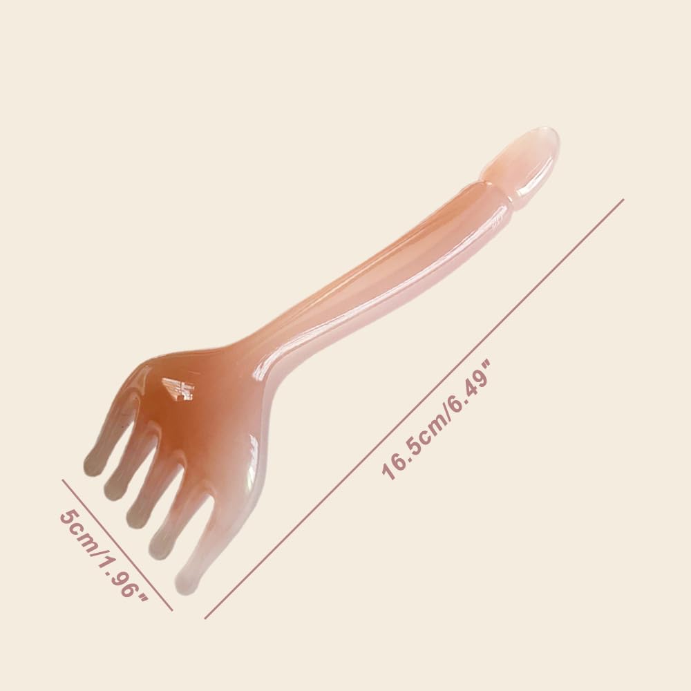 Handheld Resin Scalp Massager Comb - Relaxing Head Massage Tool for Stress Relief & Tension Release - Set of 2 - Perfect for Home, Office & Travel Use