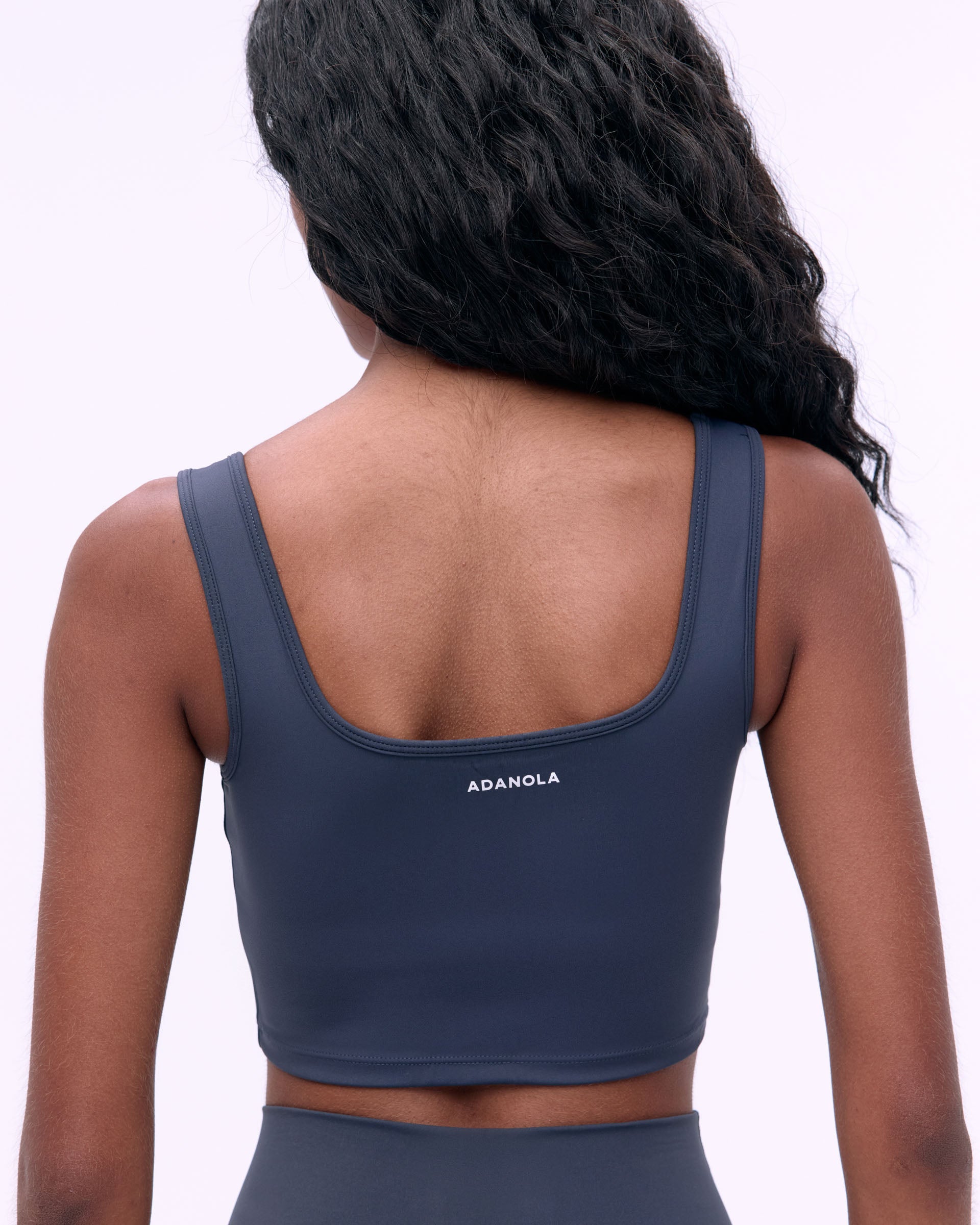 Ultimate Square Neck Bra - Comfortable & Supportive Midnight Blue Lace Bralette for Women | Perfect for Everyday Wear, Workouts & Layering