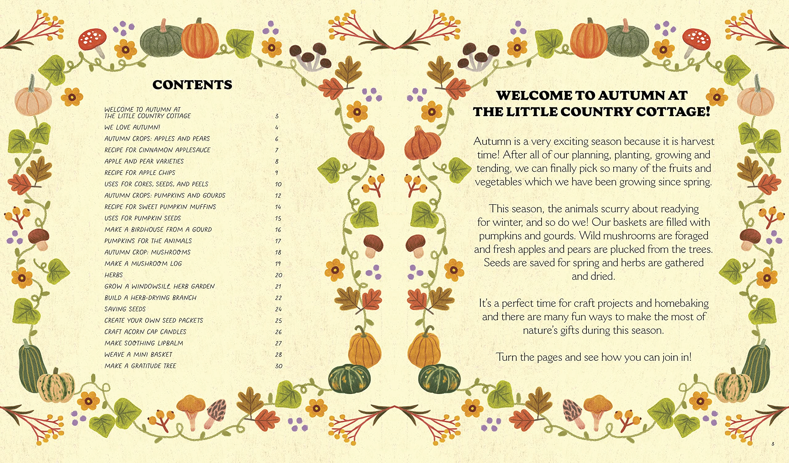 Little Country Cottage: An Autumn Treasury of Recipes, Crafts and Wisdom by AnneliesDraws - Perfect for Cozy Fall Evenings, DIY Projects & Seasonal Inspiration