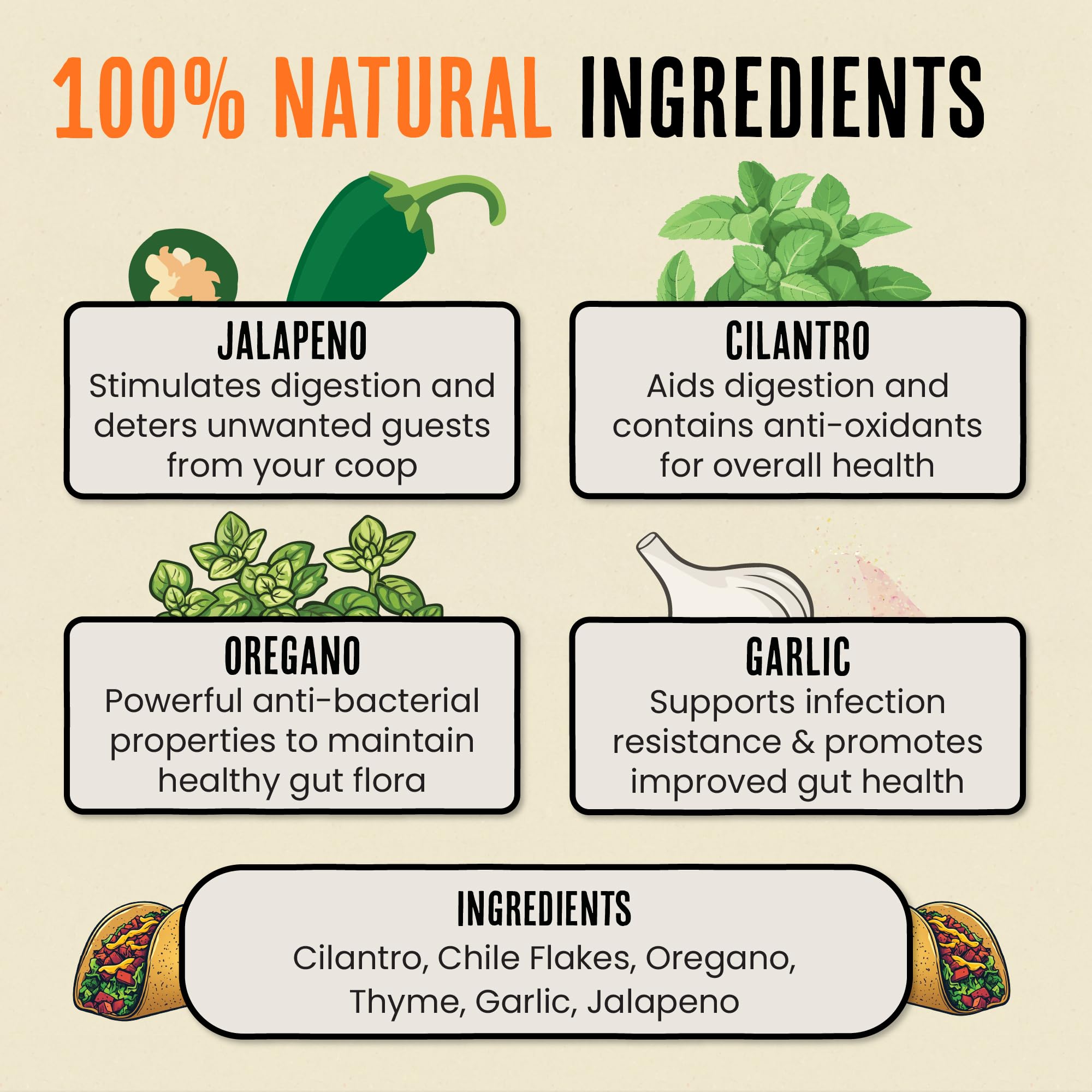 Premium All-Natural Chicken Feed Toppers for Laying Hens - 8oz | USA-Made Immunity & Digestion Booster | Healthy Chicken Treats & Coop Accessories | Perfect for Enhancing Egg Production & Flock Health