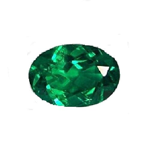 Certified 8.45 Ratti Natural Emerald Gemstone | Unheated Panna Stone with Lab Certification for Jewelry Making & Engagement Rings - Perfect Gift for Men & Women