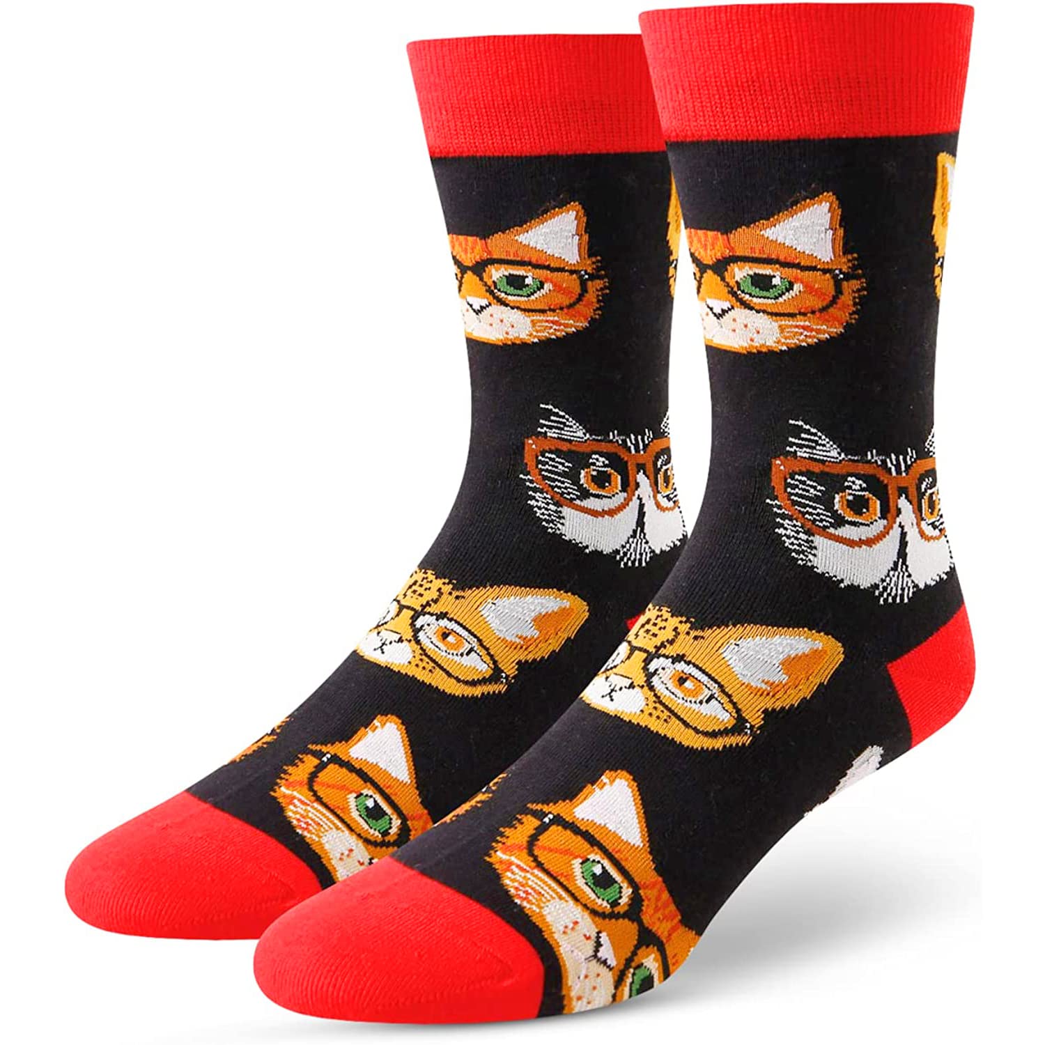 Funny Animal Socks for Women & Men - Turtle, Chicken, Frog, Cat, Corgi & Llama Designs | Unisex Novelty Food-Themed Socks for Gifts, Costumes & Casual Wear