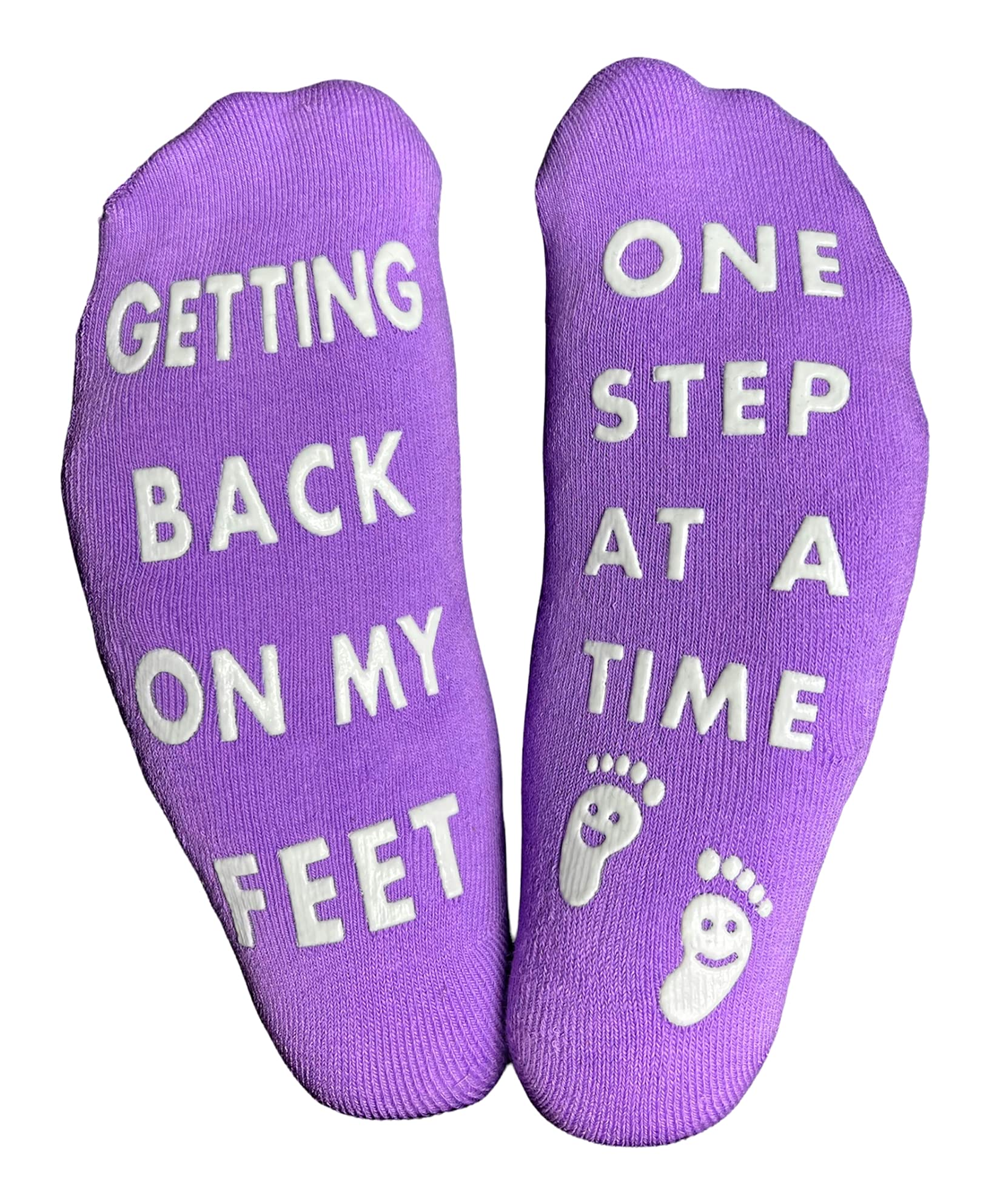 Post-Surgery Recovery Sleep Mask & Cozy Socks Gift Set for Women - Chemo Care Package, Get Well Soon Present, Healing Comfort After Surgery (Purple) - Perfect for Hospital Stays, Home Recovery & Relaxation