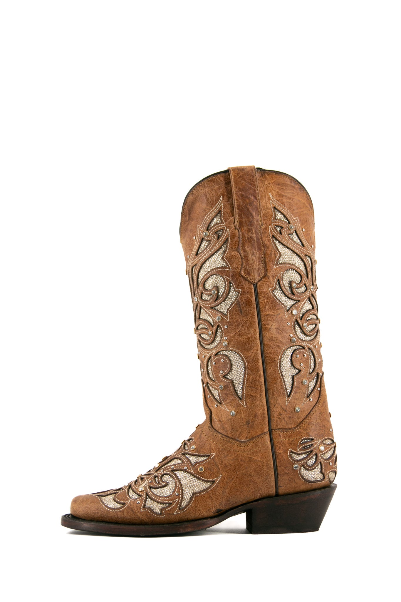 Miranda Frontier Cowgirl Boots for Women - Western Style Ankle Boots with Leather & Suede - Perfect for Rodeo, Country Music Festivals & Outdoor Adventures