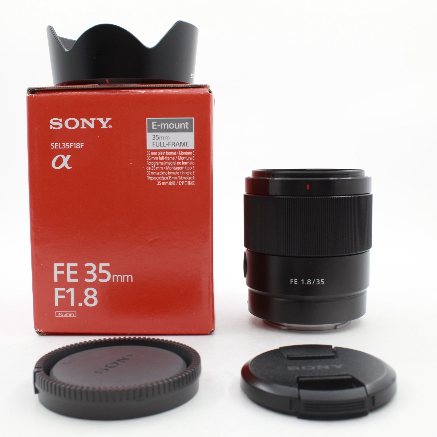 Used Sony FE 35mm f/1.8 Lens with Box - Perfect for Portrait, Street & Low-Light Photography