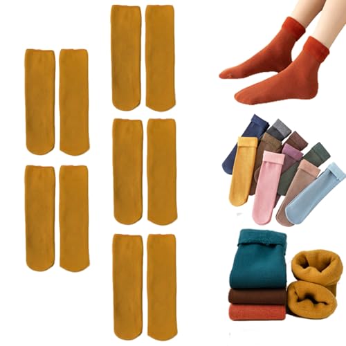 5 Pairs Yellow