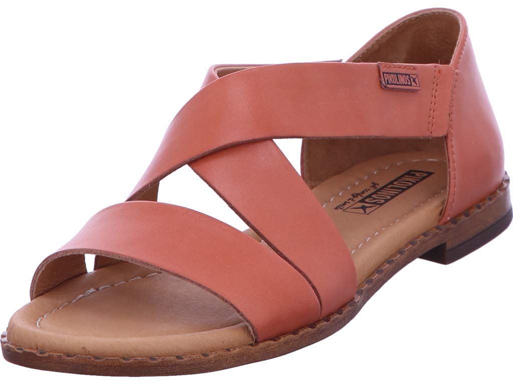 PIKOLINOS ALGAR W0X Genuine Leather Flat Sandals for Women - Comfortable & Stylish Summer Shoes for Beach, Travel & Casual Outings