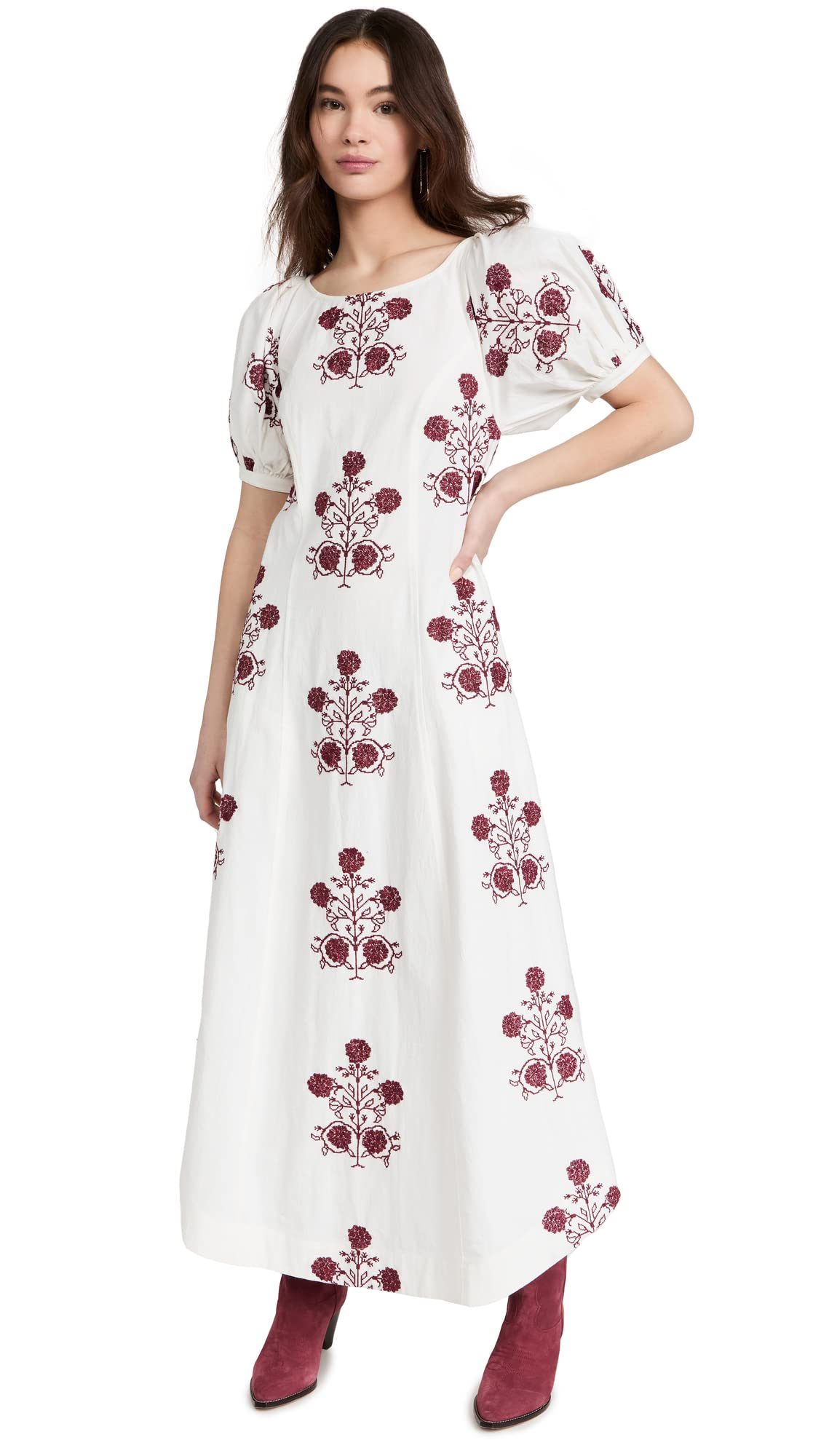 Free People Cactus Flower Dress Lazy Bones Combo - Women's Size XS (0-2) | Boho Summer Dress for Beach, Music Festivals & Casual Outings