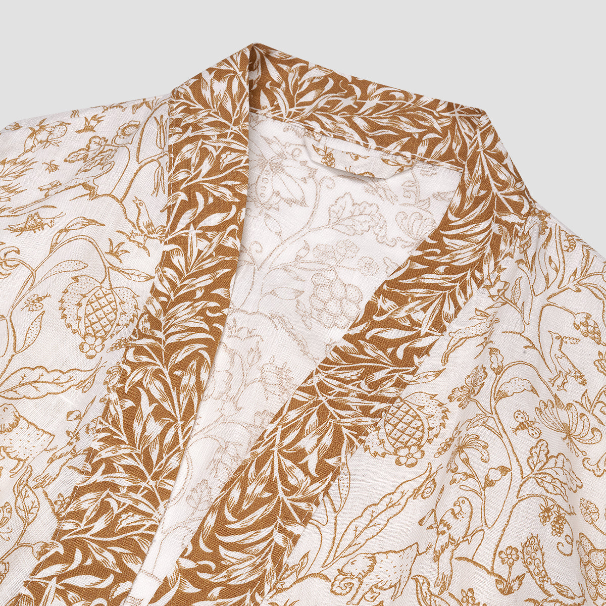 Premium Linen Robe for Men - Ernest White Middlemore Soft Breathable Bathrobe - Perfect for Spa, Lounge & Relaxation at Home