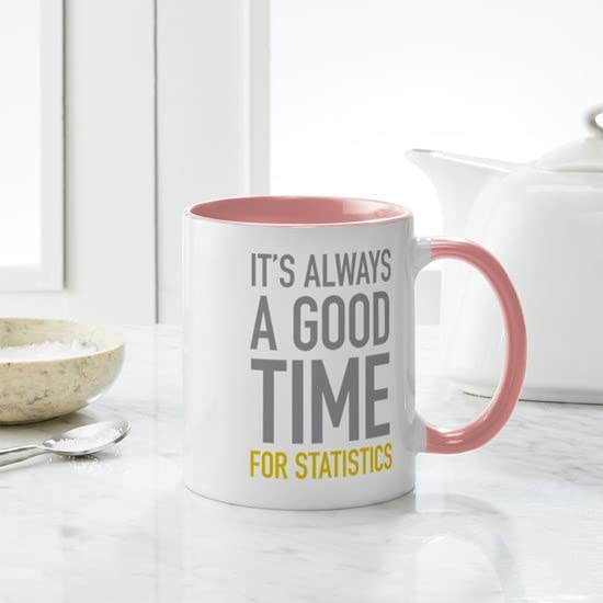 Statistics Coffee Mug - 11 oz (325 ml) Ceramic Cup for Coffee, Tea & Hot Drinks - Perfect for Office, School & Gifts