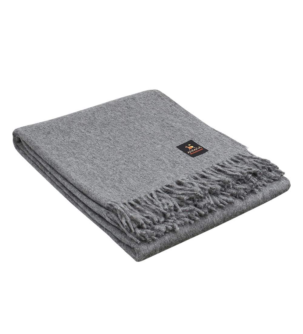 Premium Alpaca Wool Throw Blanket - Ultra Soft 72