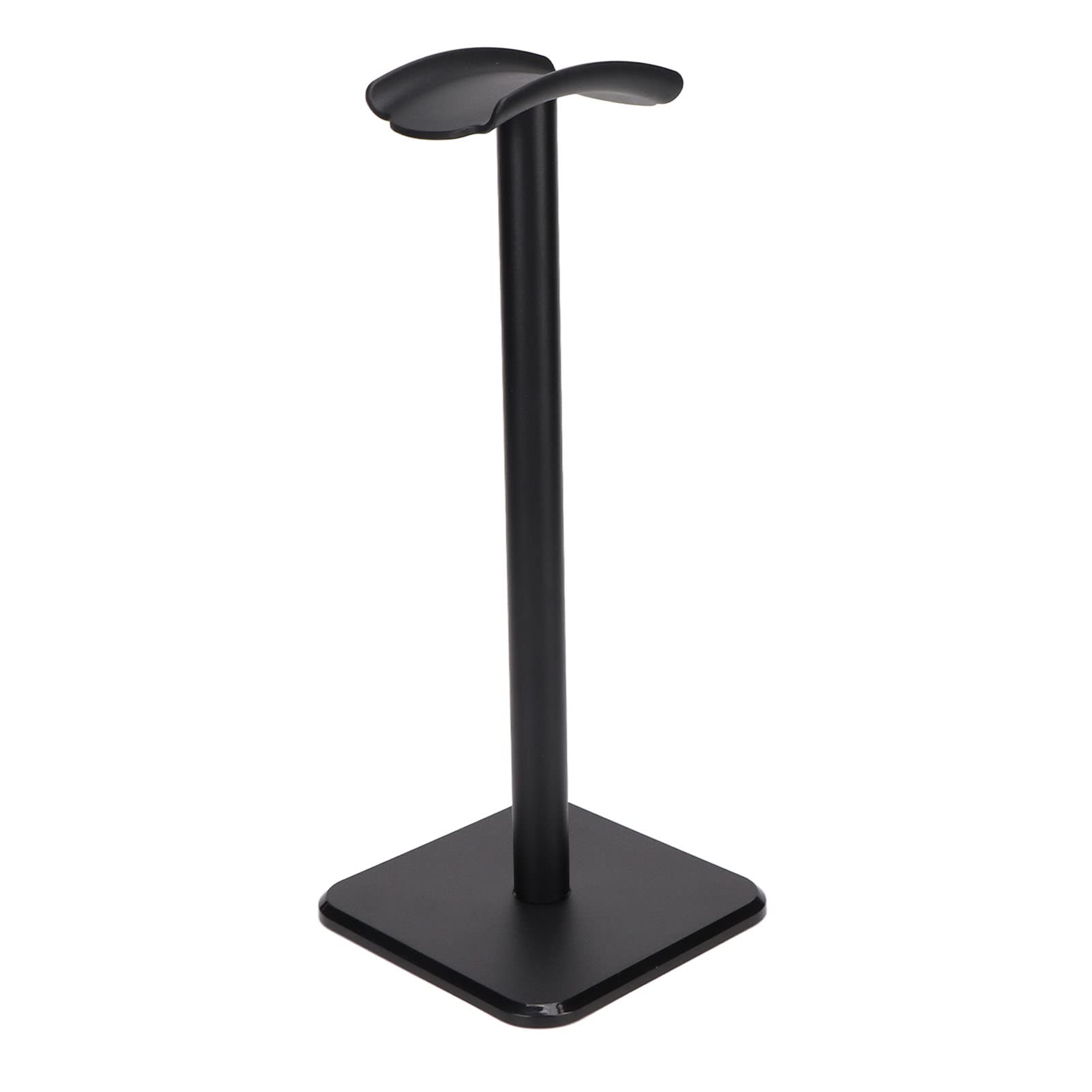 Premium Aluminum Headphone Stand - Universal Gaming Headset Holder with Flexible Headrest & Anti-Slip Base for All Headphone Sizes (Black) - Perfect for Desk Organization & Gaming Setup Accessories