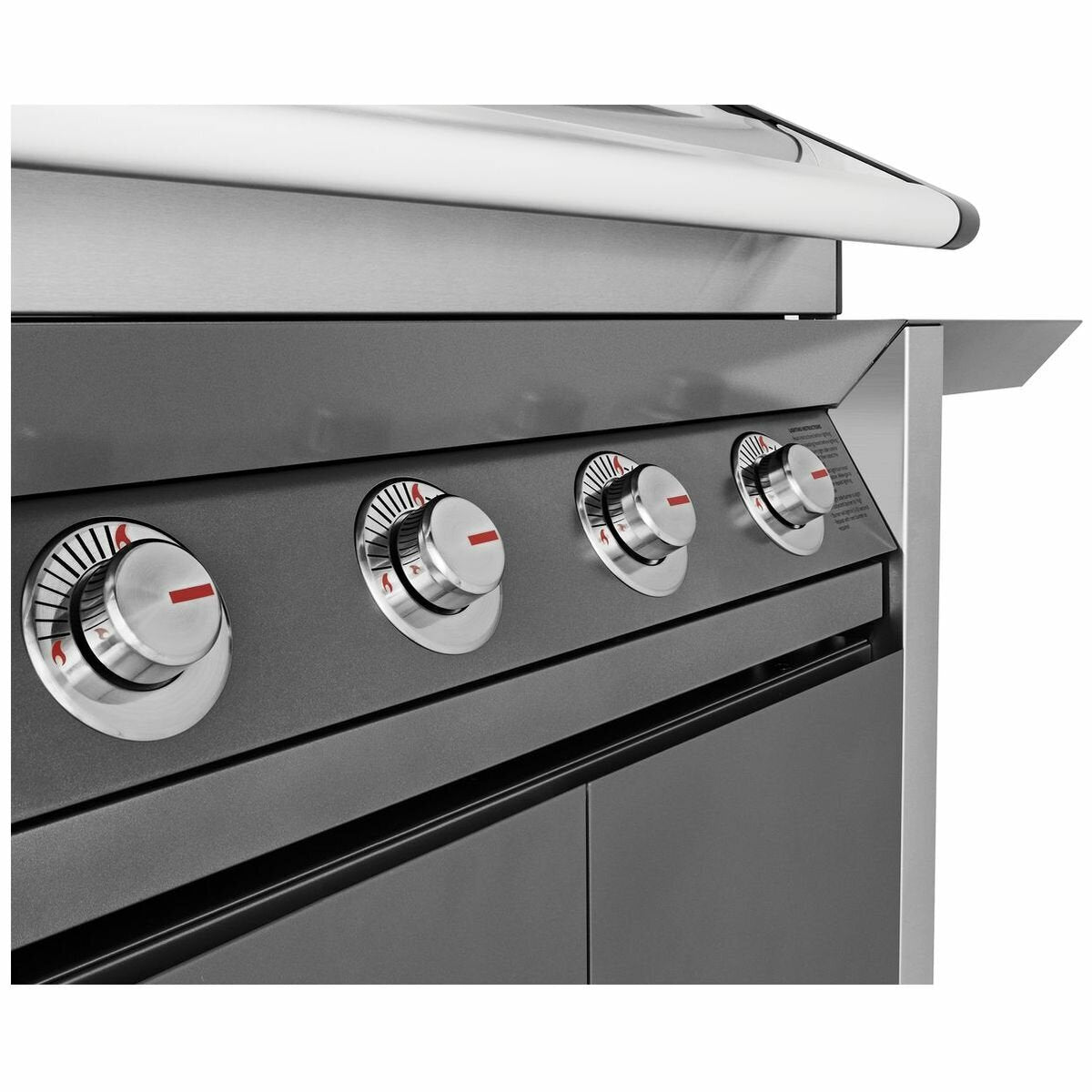 Beefeater 1600 Series 4-Burner Dark Charcoal BBQ Grill with Side Burner & Rolling Trolley - BMG1641DA | Perfect for Backyard Grilling, Outdoor Parties & Family Gatherings