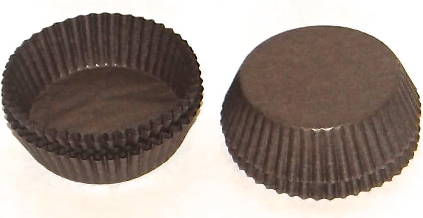 200-Pack #601 Brown Paper Candy Cups for Baking, Party Favors & Candy Making Supplies - Perfect for DIY Treats, Cupcake Liners & Dessert Decorations