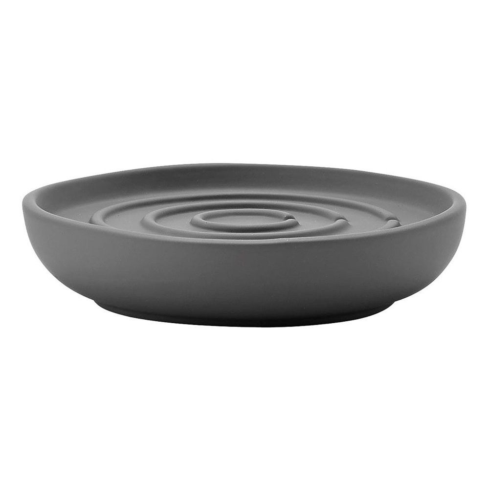 ZONE DENMARK Nova One Soap Dish - Modern Grey Bathroom Organizer | Perfect for Showers, Sinks & Vanity Countertops