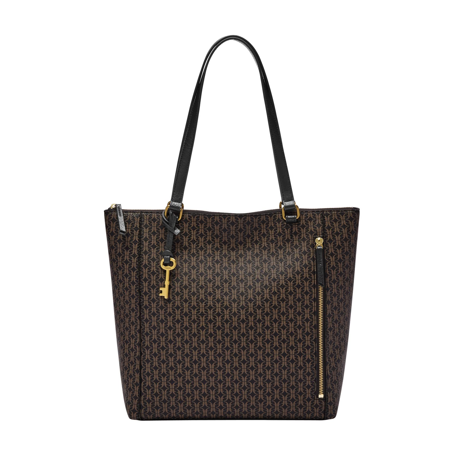 Fossil Women's Tara Leather Shopper Tote Handbag - Stylish Genuine Leather Purse for Work, Travel & Everyday Use