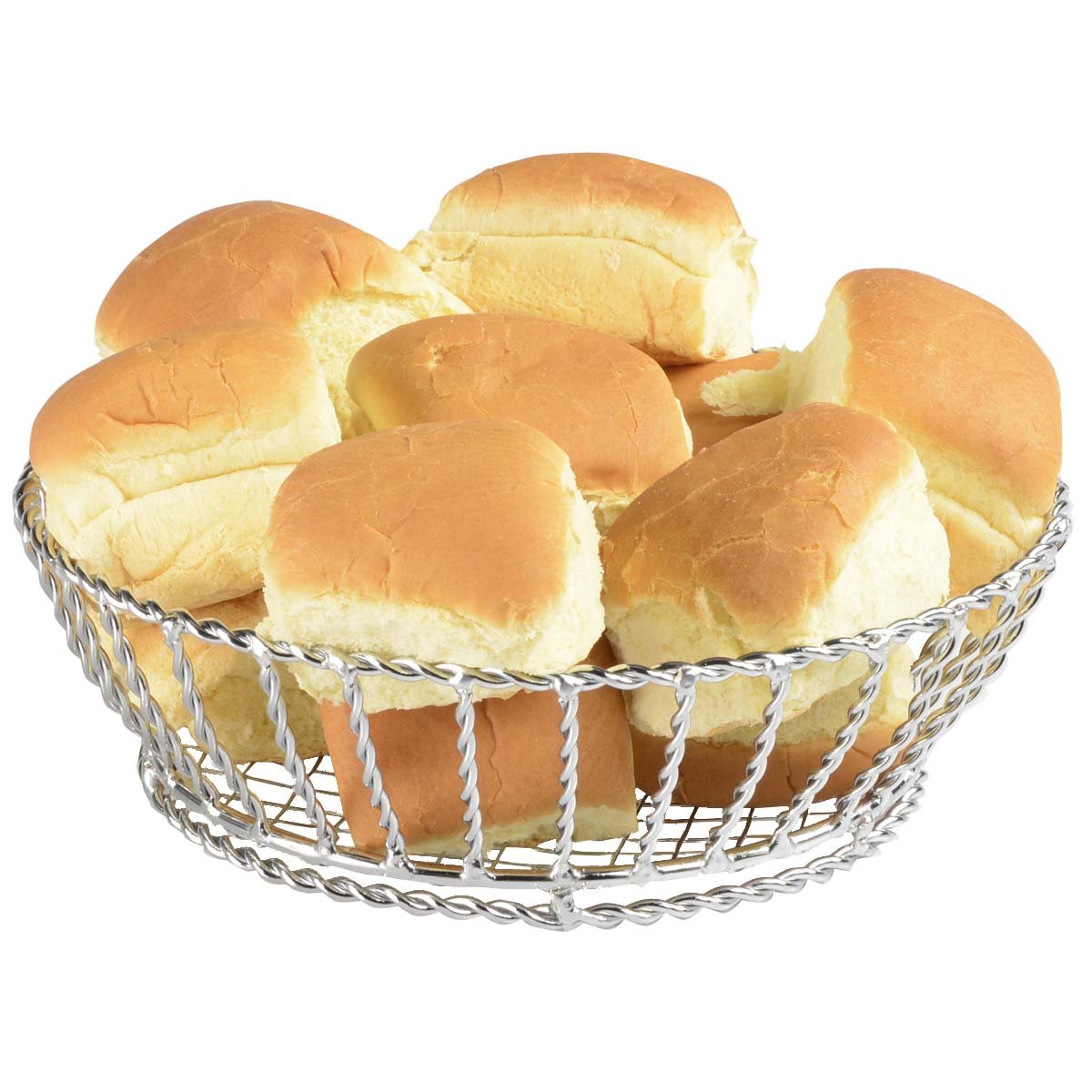 Steel Wire Bread Baskets Set of 10 - Perfect for Bakeries & Restaurants