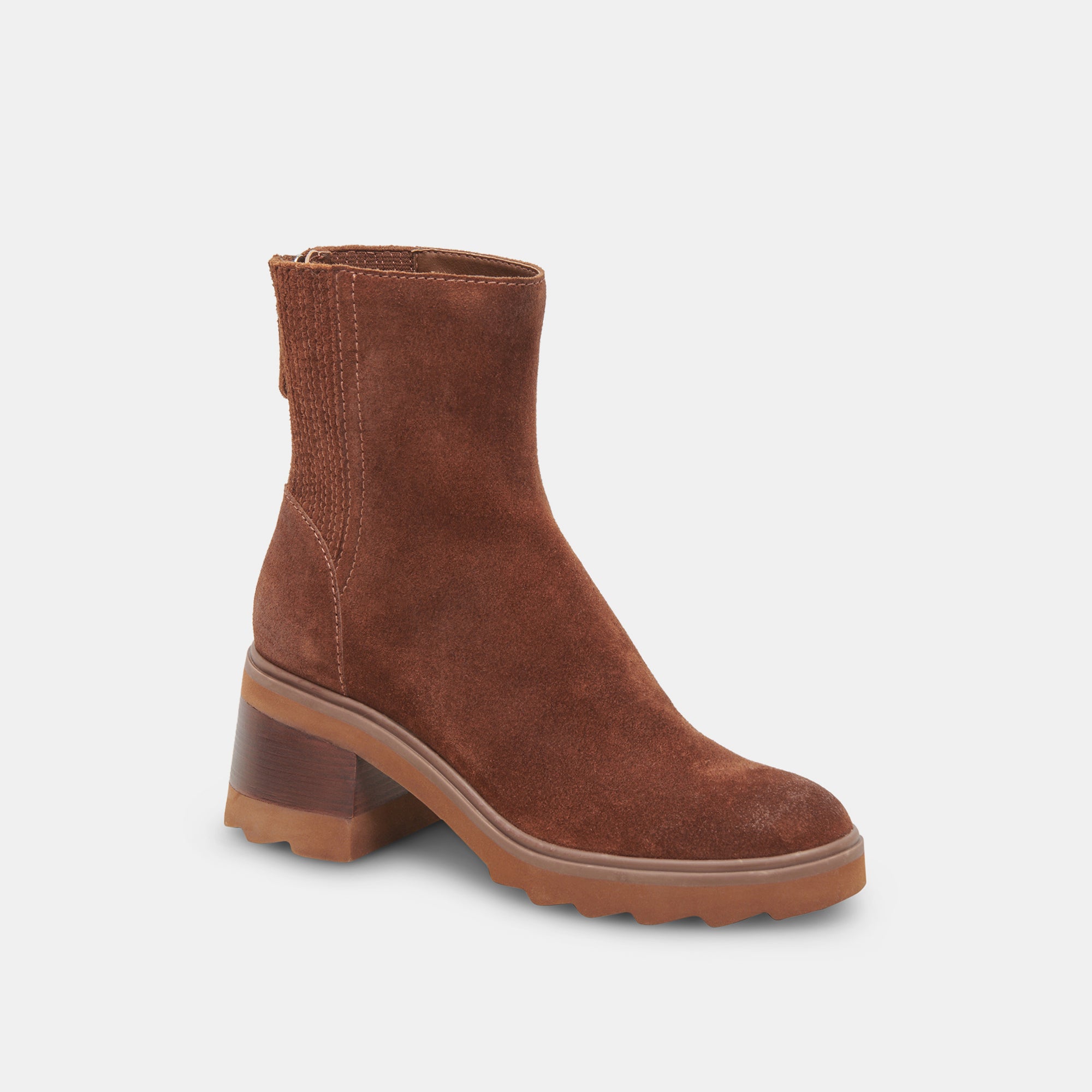 MARTEY H2O Wide Calf Boots in Cocoa Suede - Waterproof Winter Boots for Women, Comfortable & Stylish for Rainy Days and Snowy Weather