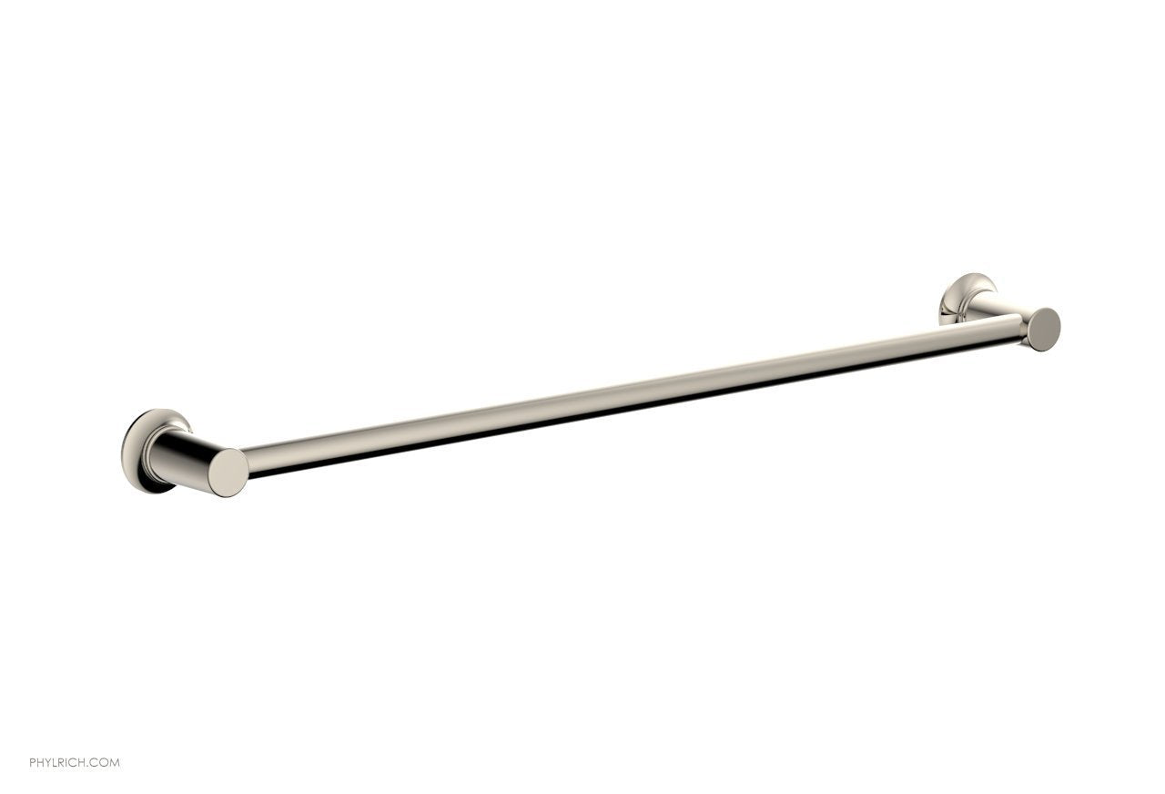 HEX MODERN 24-Inch Towel Bar 501 71 - Brushed Nickel Bathroom Towel Rack for Hand & Bath Towels - Perfect for Bathroom, Spa, and Guest Room Decor