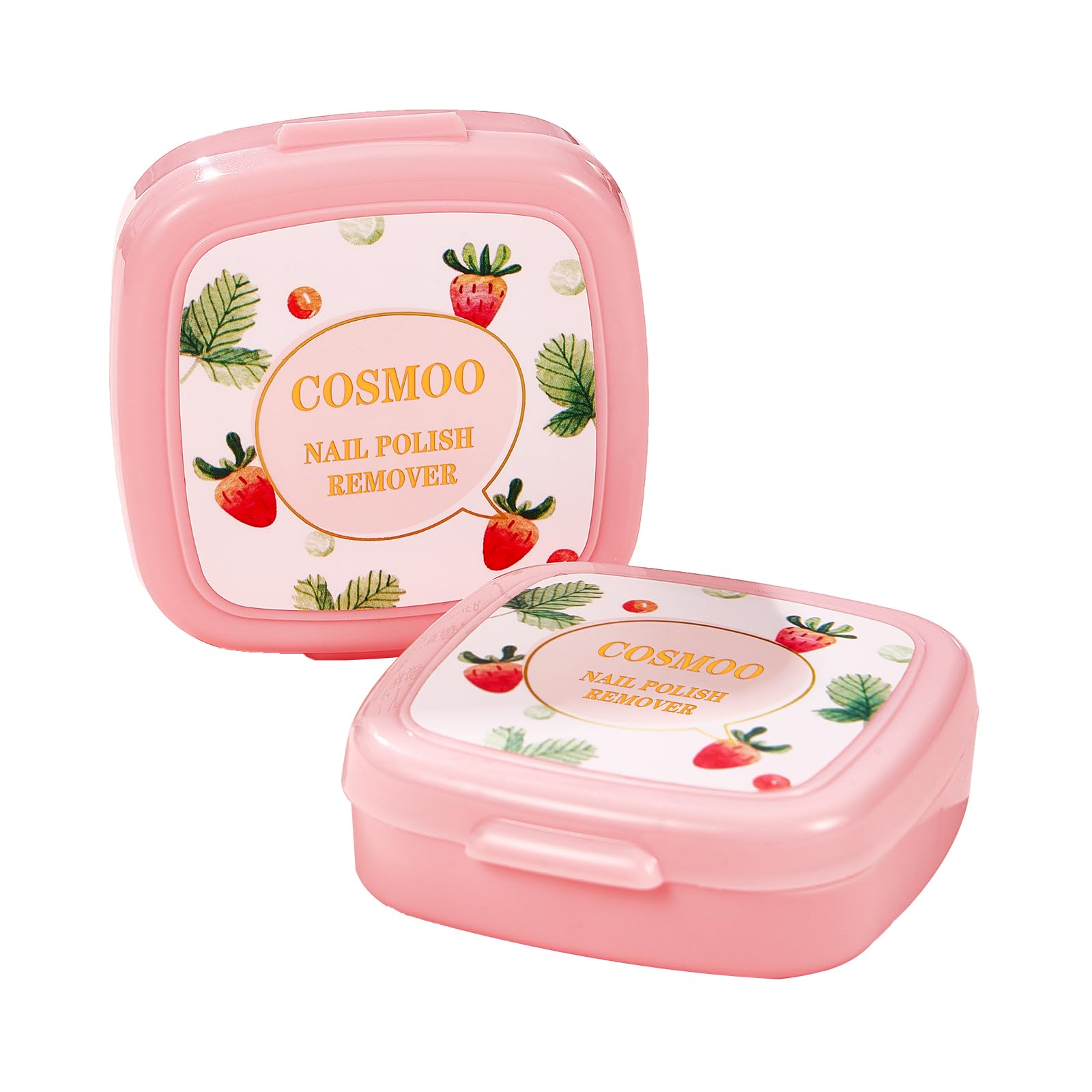80PCS Nail Polish Remover Pads - Portable Lint-Free Wipes for Natural & Gel Polish Removal | Quick-Drying, Oil/Water-Based Formula | Perfect for Travel, Salon & Home Manicures