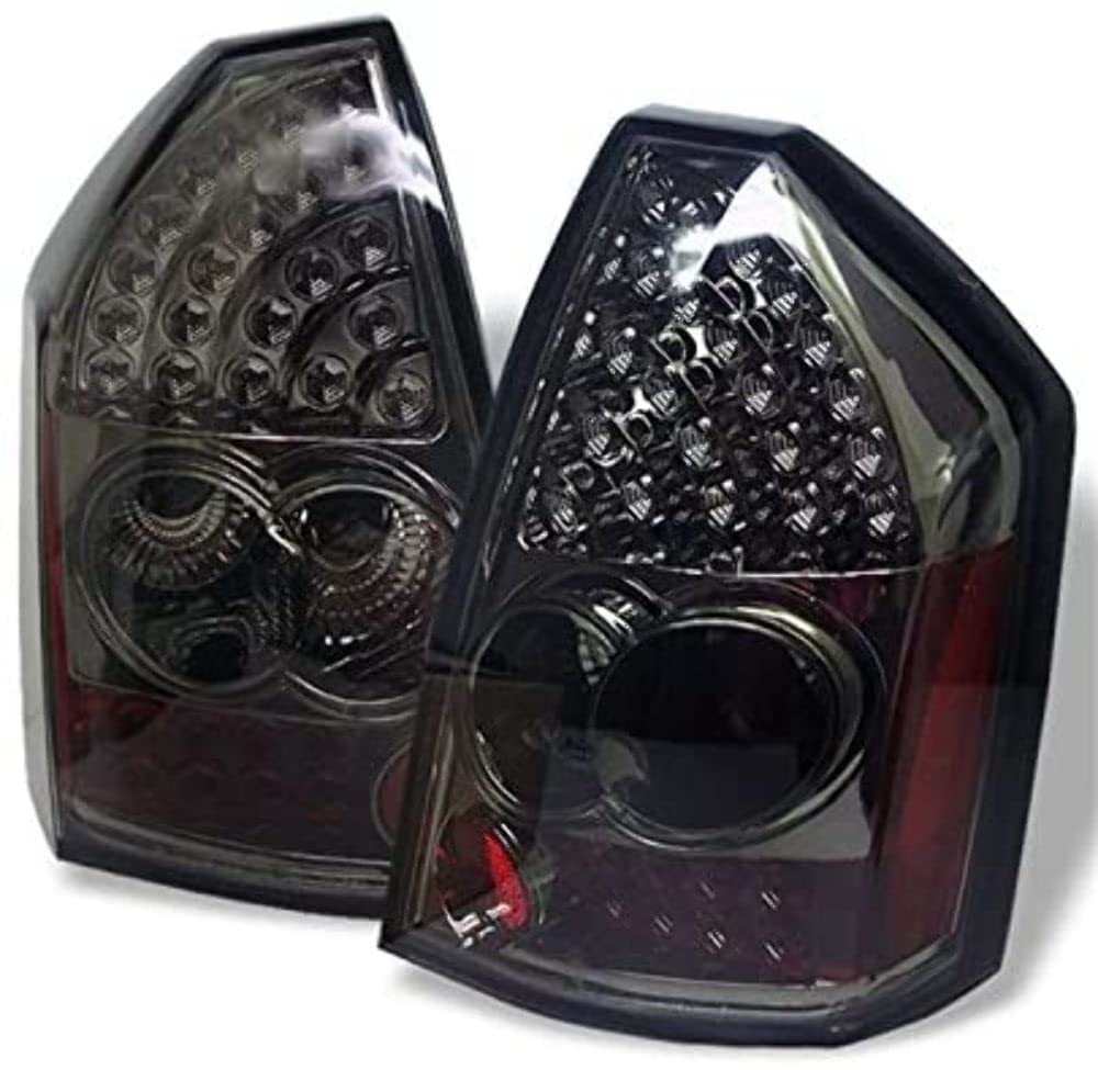 Spyder Auto 5000972 LED Tail Lights Chrome/Smoked - High Visibility Brake Lights for Cars, Trucks & SUVs