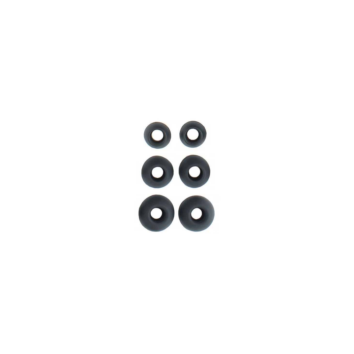 Campfire Audio Silicone Replacement Ear Tips - Large Size (Black) | Noise Isolation Comfort Fit for In-Ear Monitors | Perfect for Music, Gaming & Travel