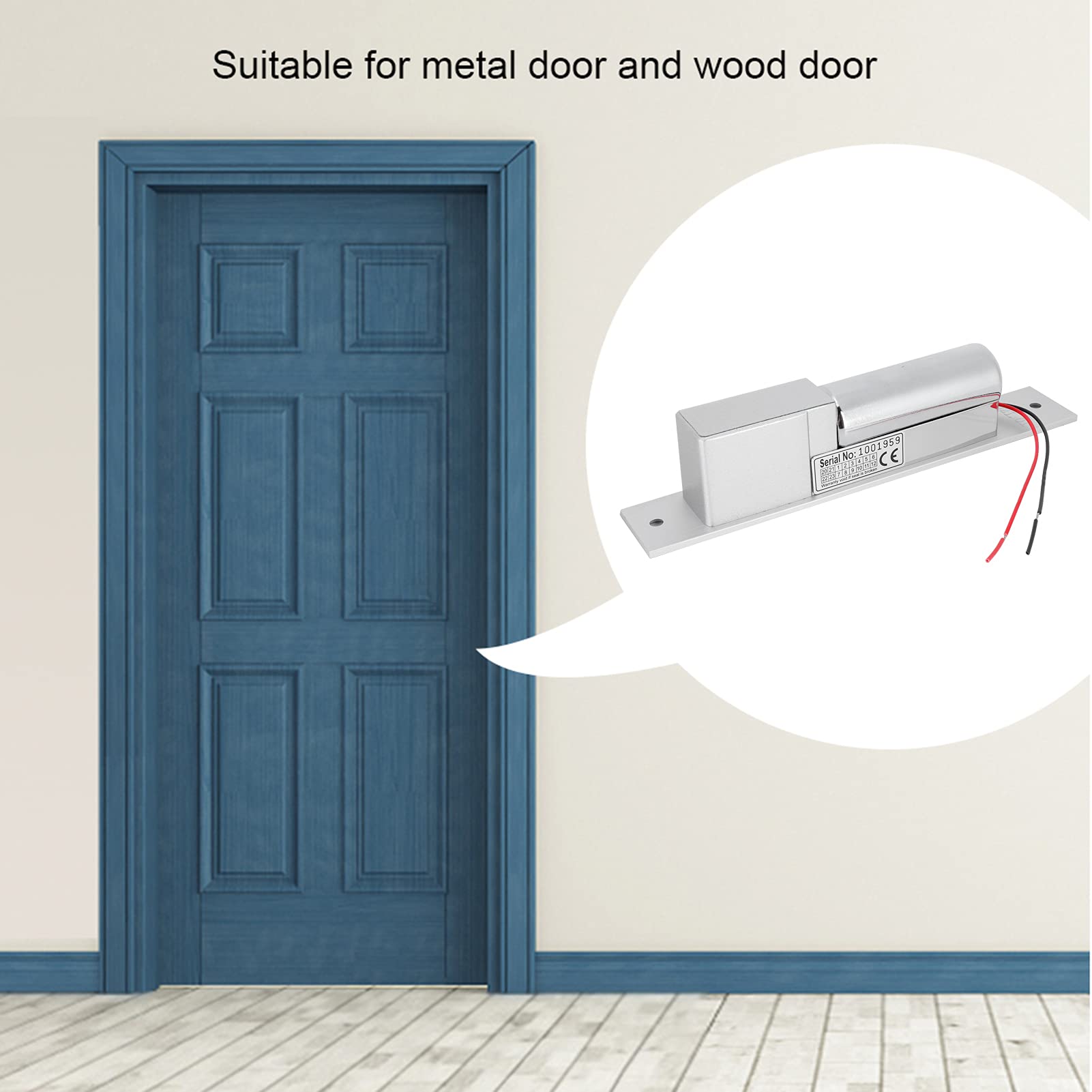 XHTLLO Electric Stud Lock - Ultra Low Temperature Access Control Lock for Building Intercom & Security Systems | Ideal for Apartments, Offices & Smart Homes