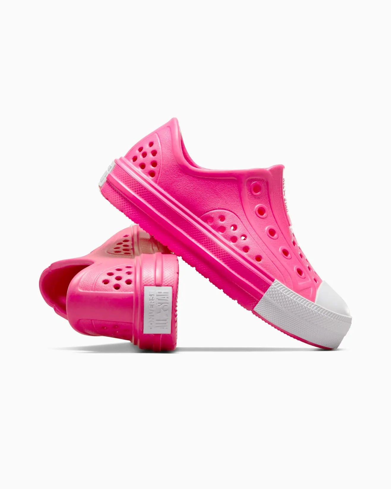 Converse Kids All Star Play Lite CX Easy On Clogs - Fuchsia/White - Comfortable & Stylish Toddler Shoes for Playtime & Everyday Wear