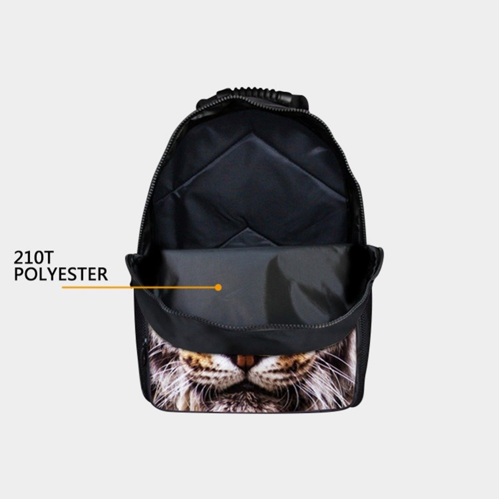 HW Animal Print School Backpack for Kids & Teens - 17 Inch Laptop Backpack for College, High School & Daily Use - Cute Casual Daypack for Boys & Girls - Perfect for School, Travel & Outdoor Activities