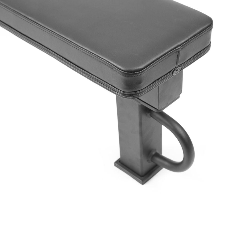 FITLAB PRO SERIES Adjustable Flat Weight Bench for Home Gym - Heavy Duty Workout Bench for Strength Training, Dumbbell Press & Full Body Exercises
